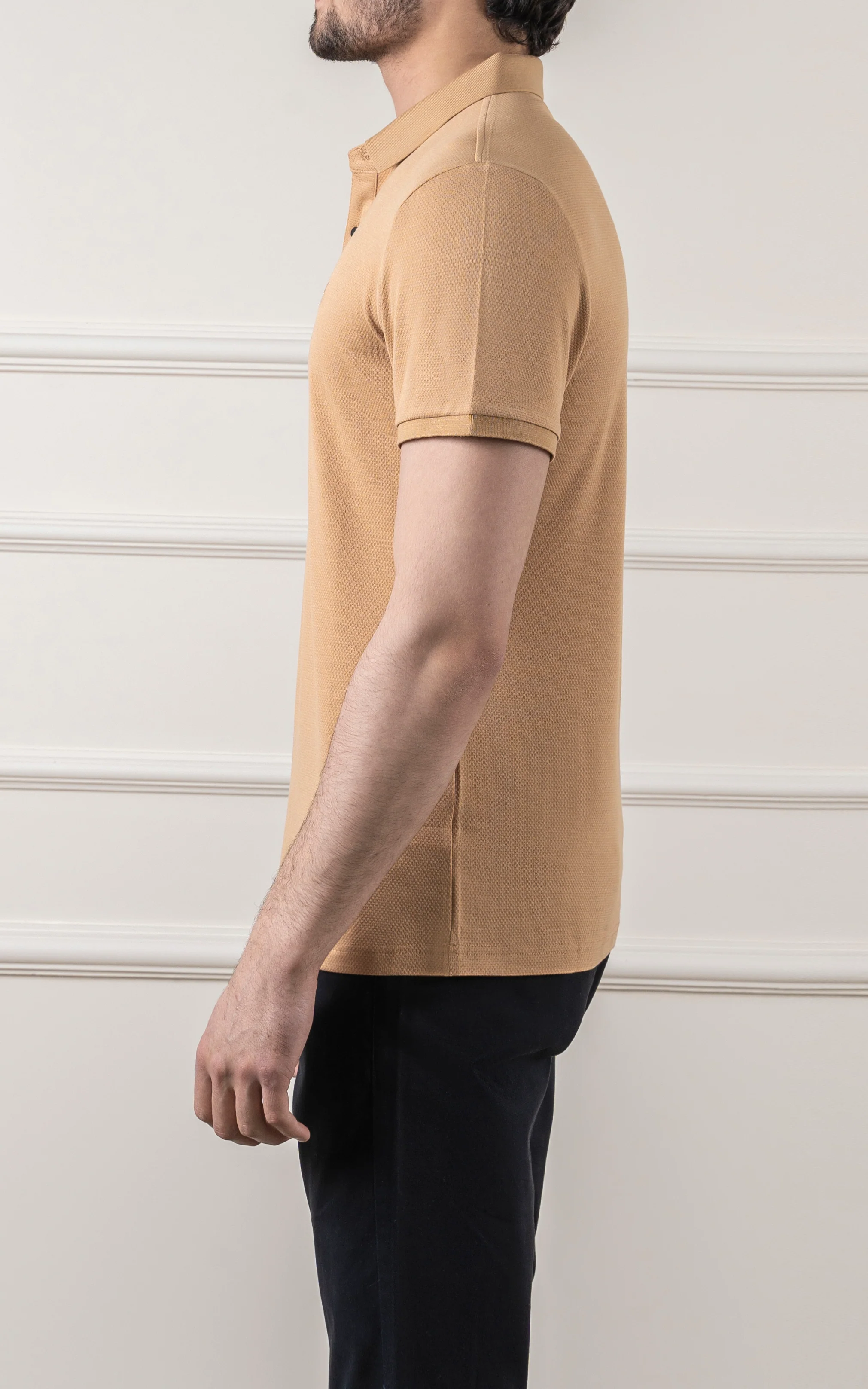 EXECUTIVE POLO DARK KHAKI - Image 3