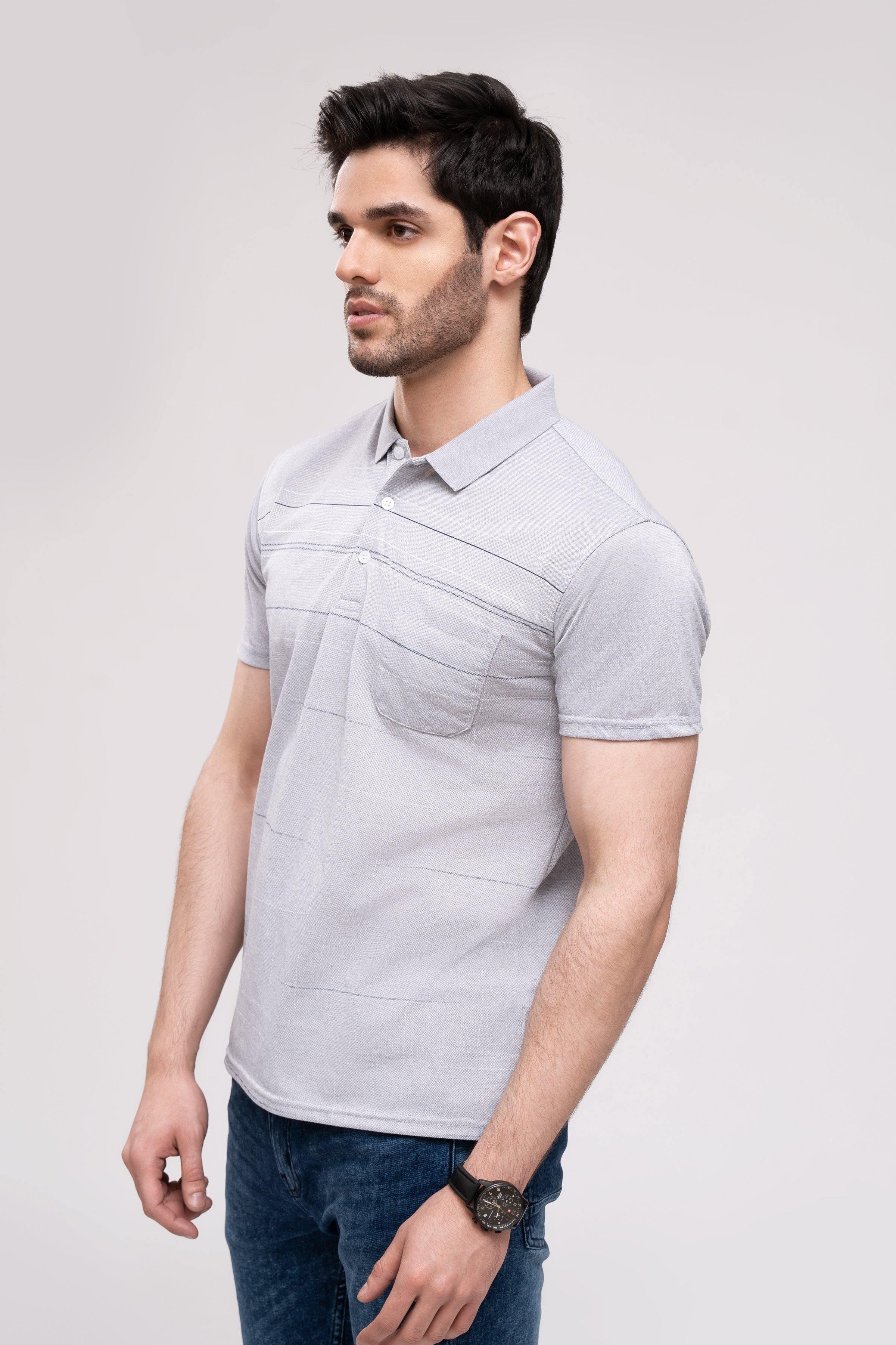 POLO SHIRT GREY - Image 2