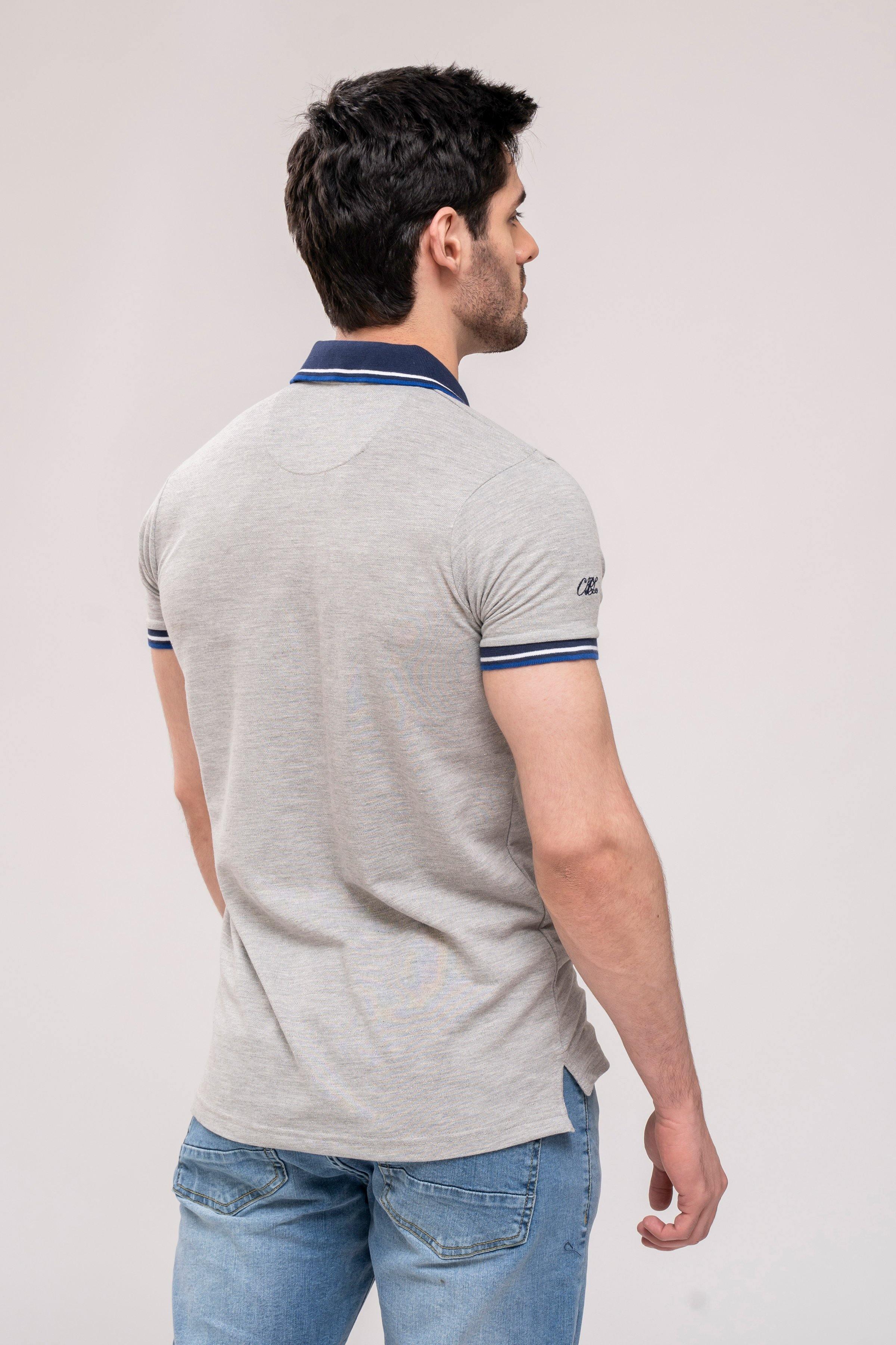 POLO SHIRT GREY - Image 7
