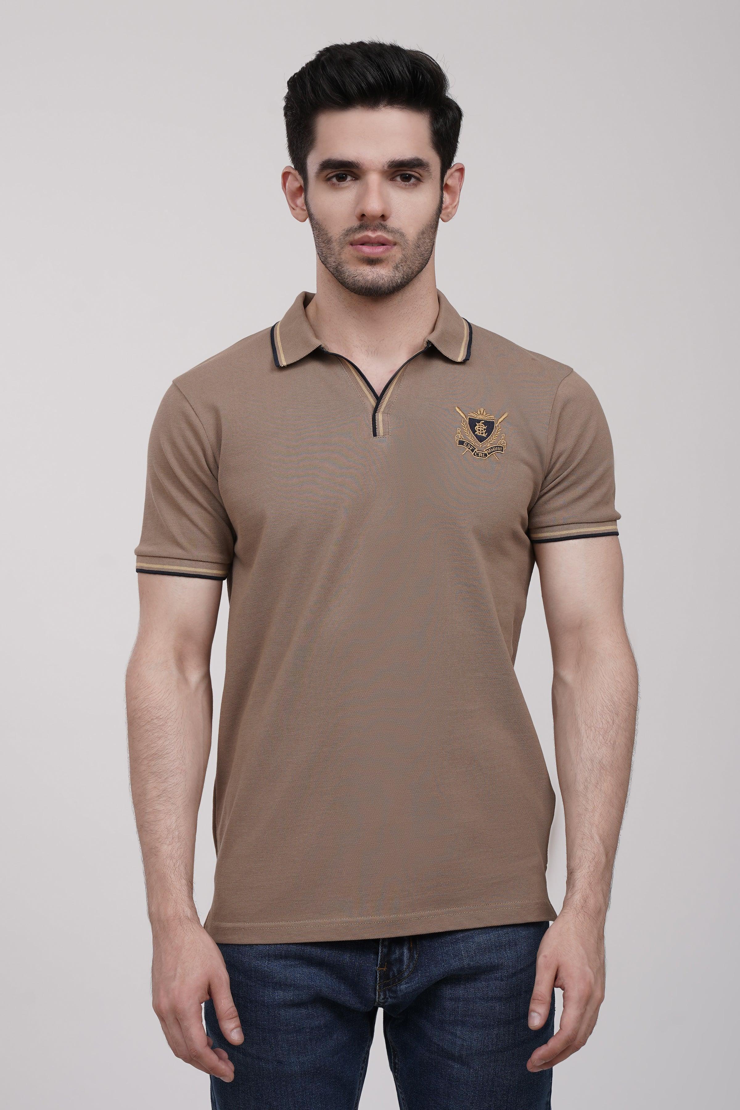 POLO SHIRT KHAKI - Image 2