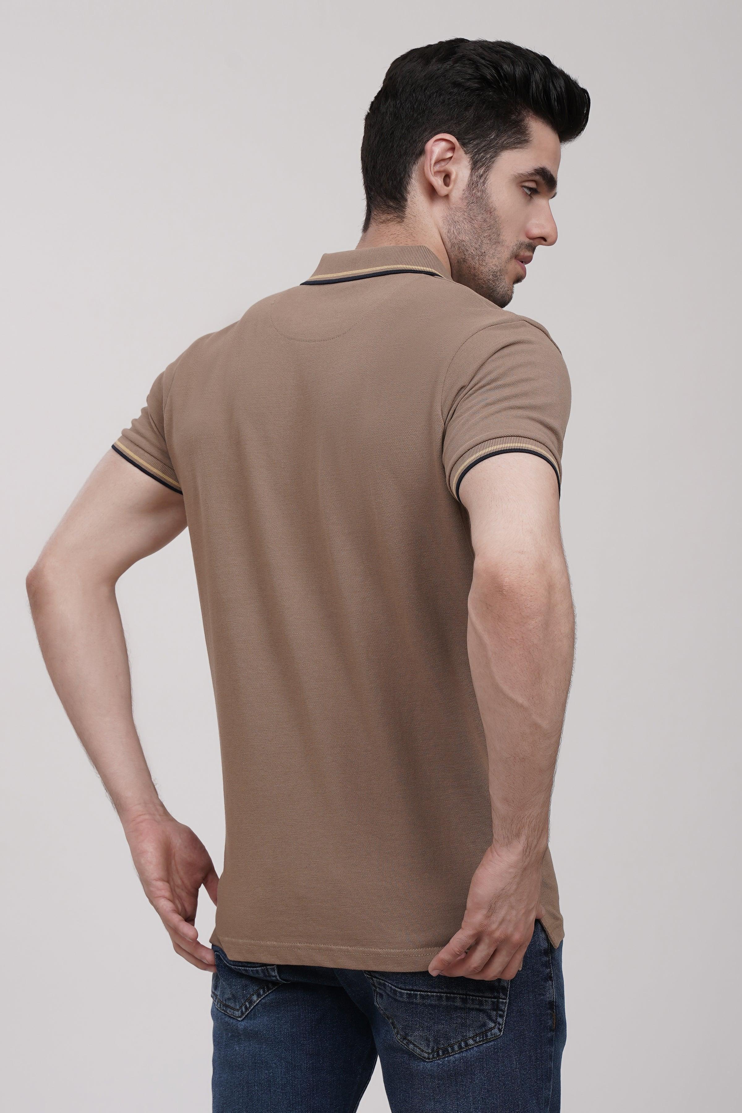 POLO SHIRT KHAKI - Image 3