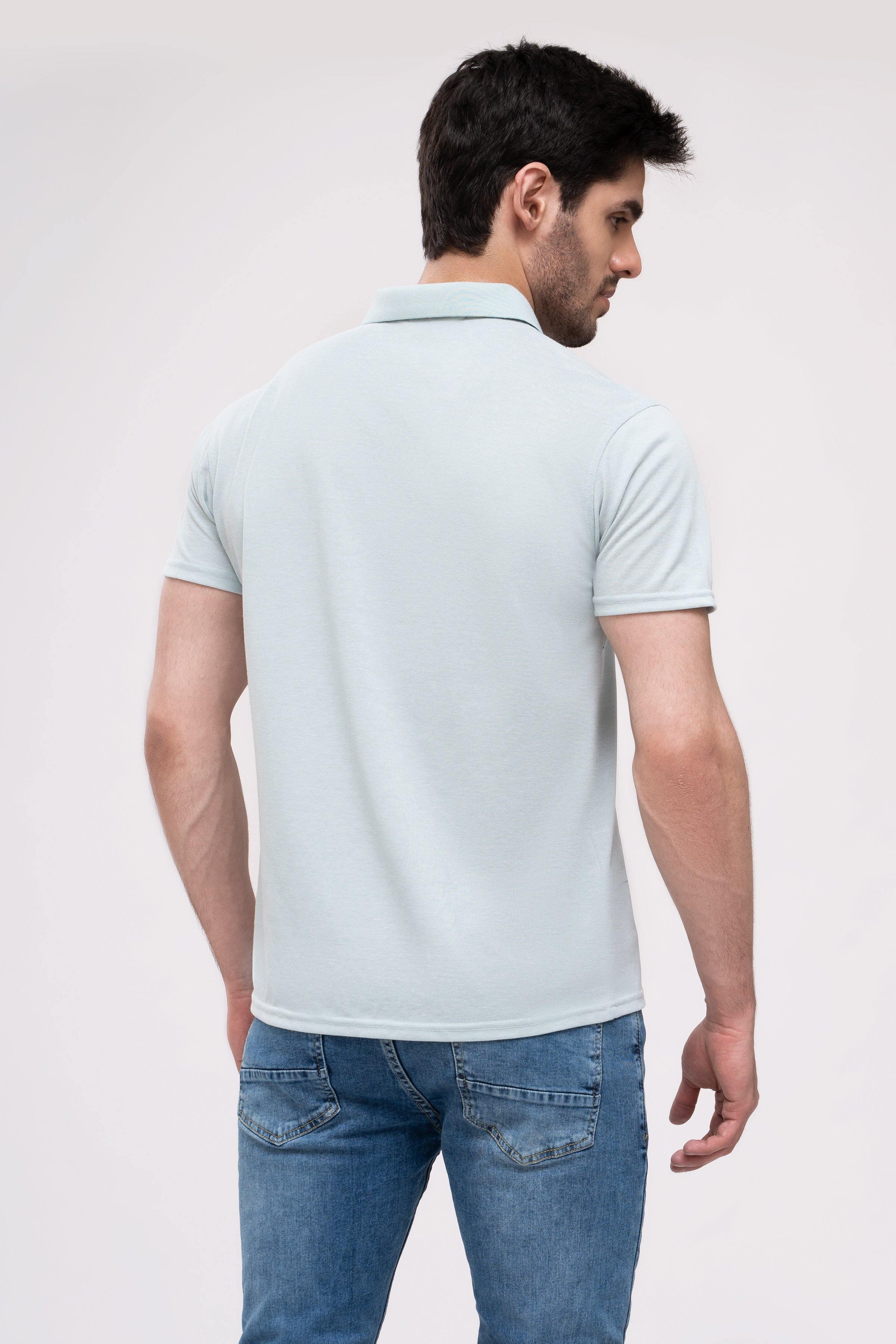 POLO SHIRT LIGHT GREEN - Image 4