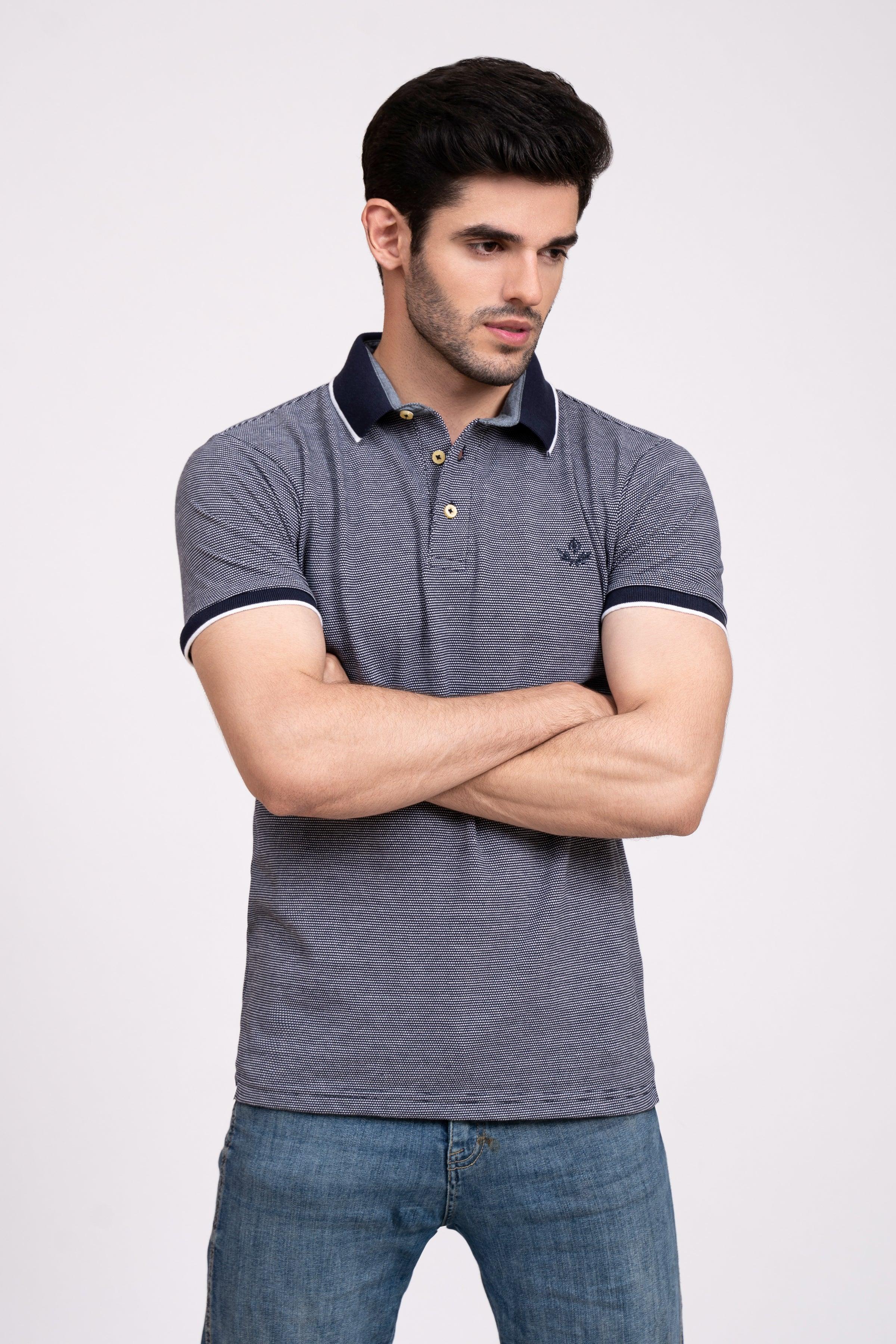 POLO SHIRT PIQUE NAVY - Image 2