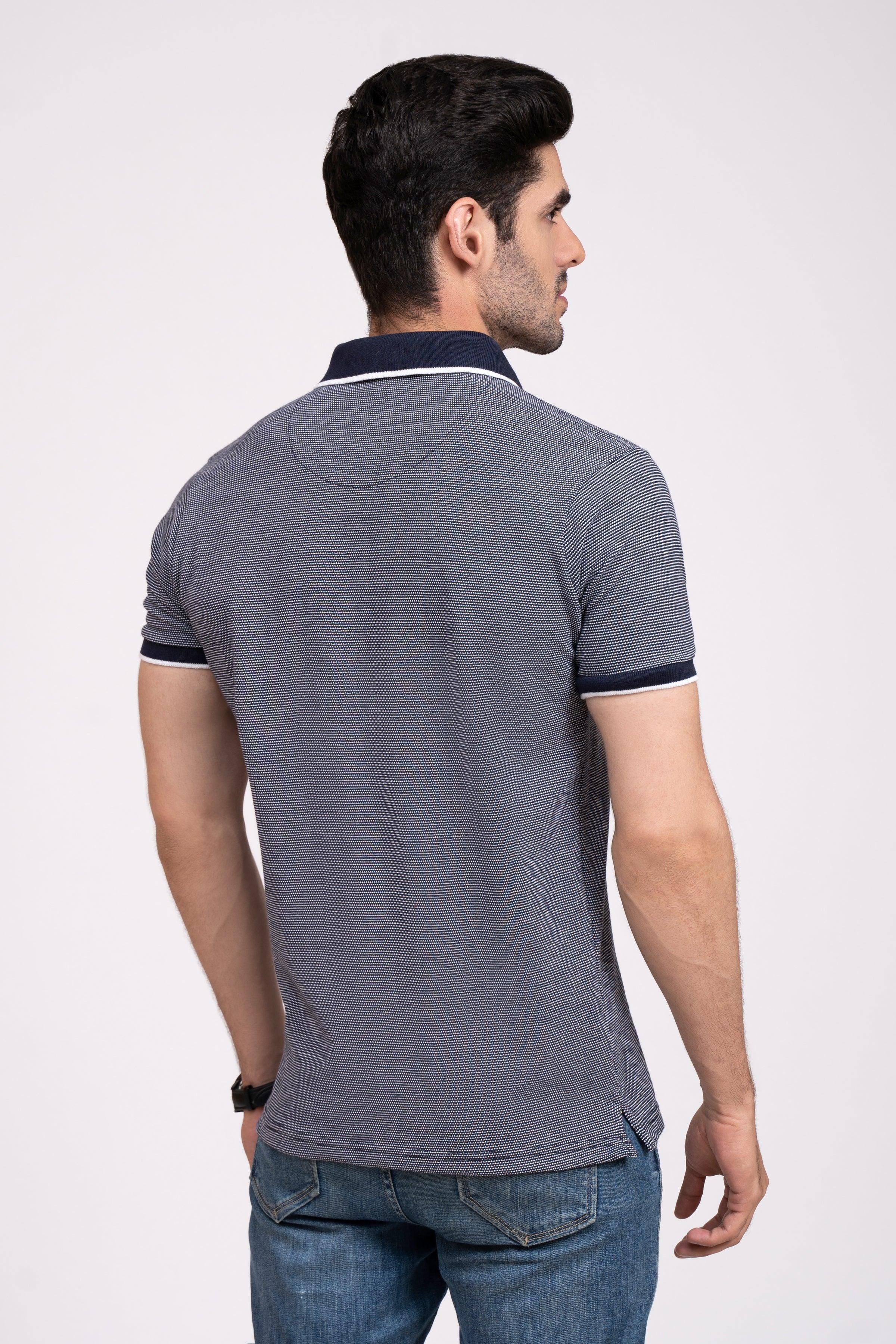 POLO SHIRT PIQUE NAVY - Image 4