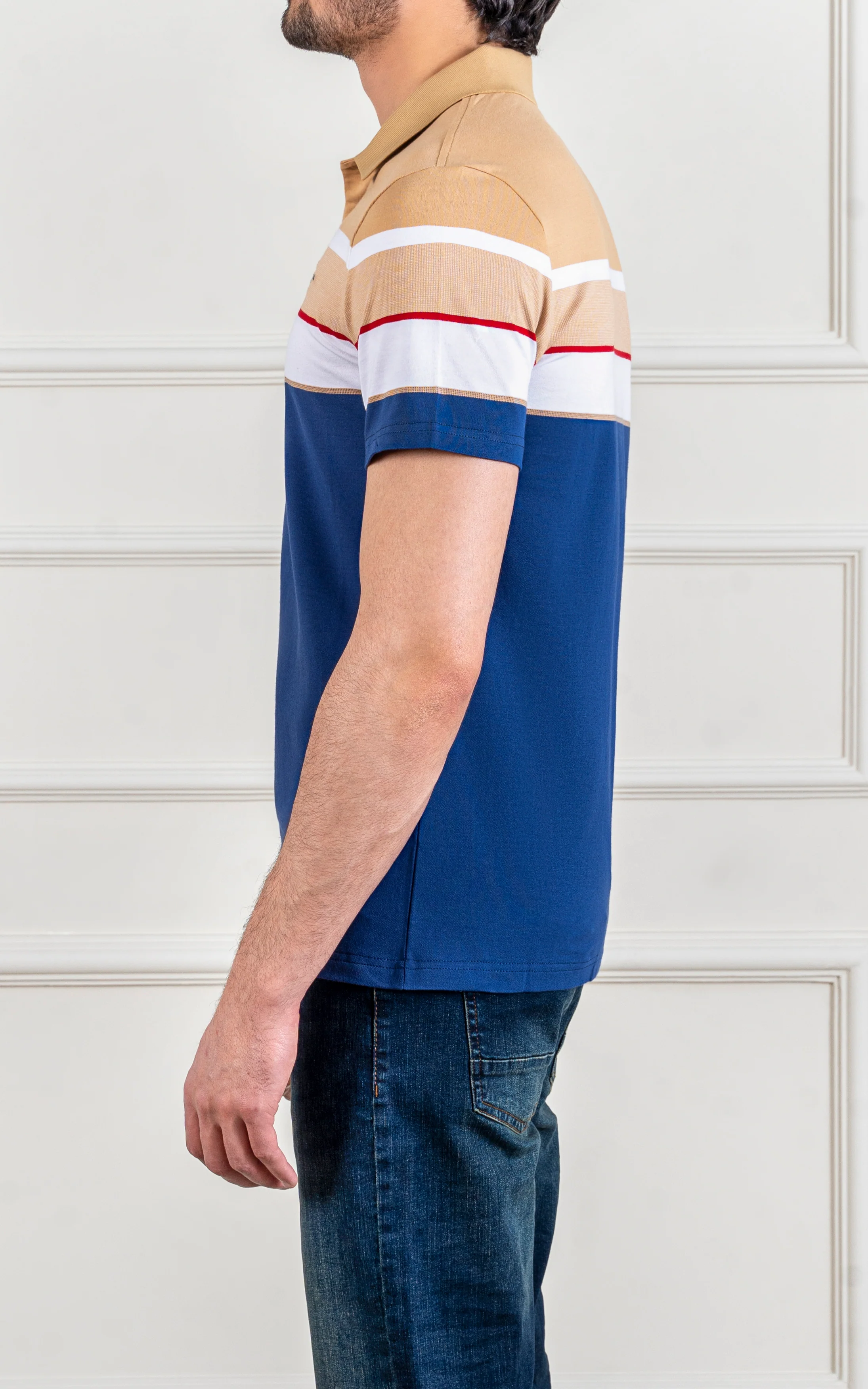 EXECUTIVE POLO  NAVY KHAKI - Image 4