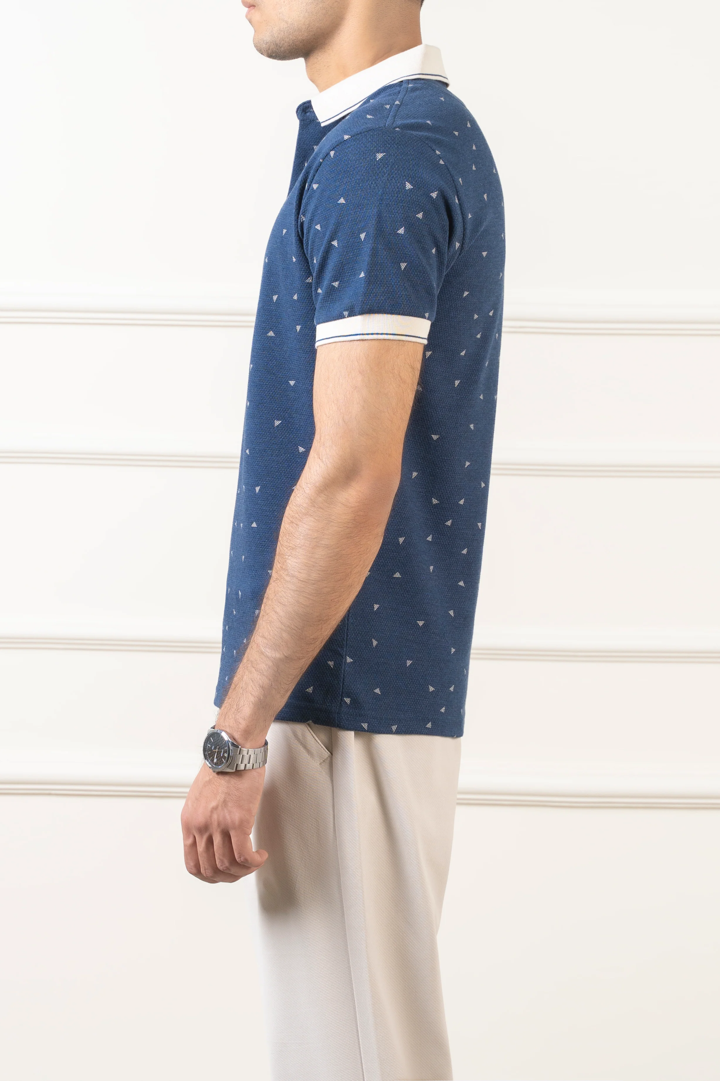 POLO TIPPING COLLAR NAVY - Image 3