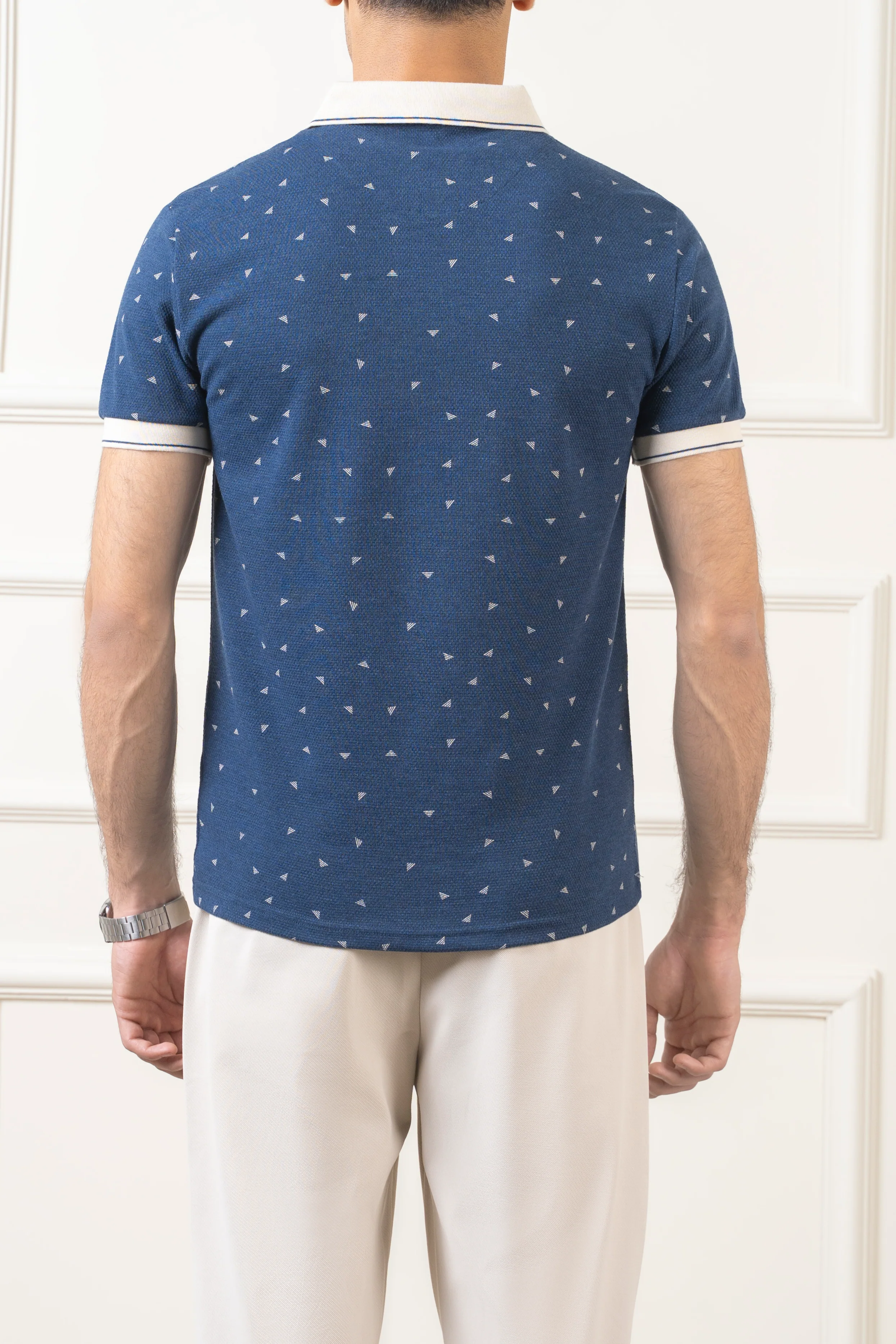 POLO TIPPING COLLAR NAVY - Image 4