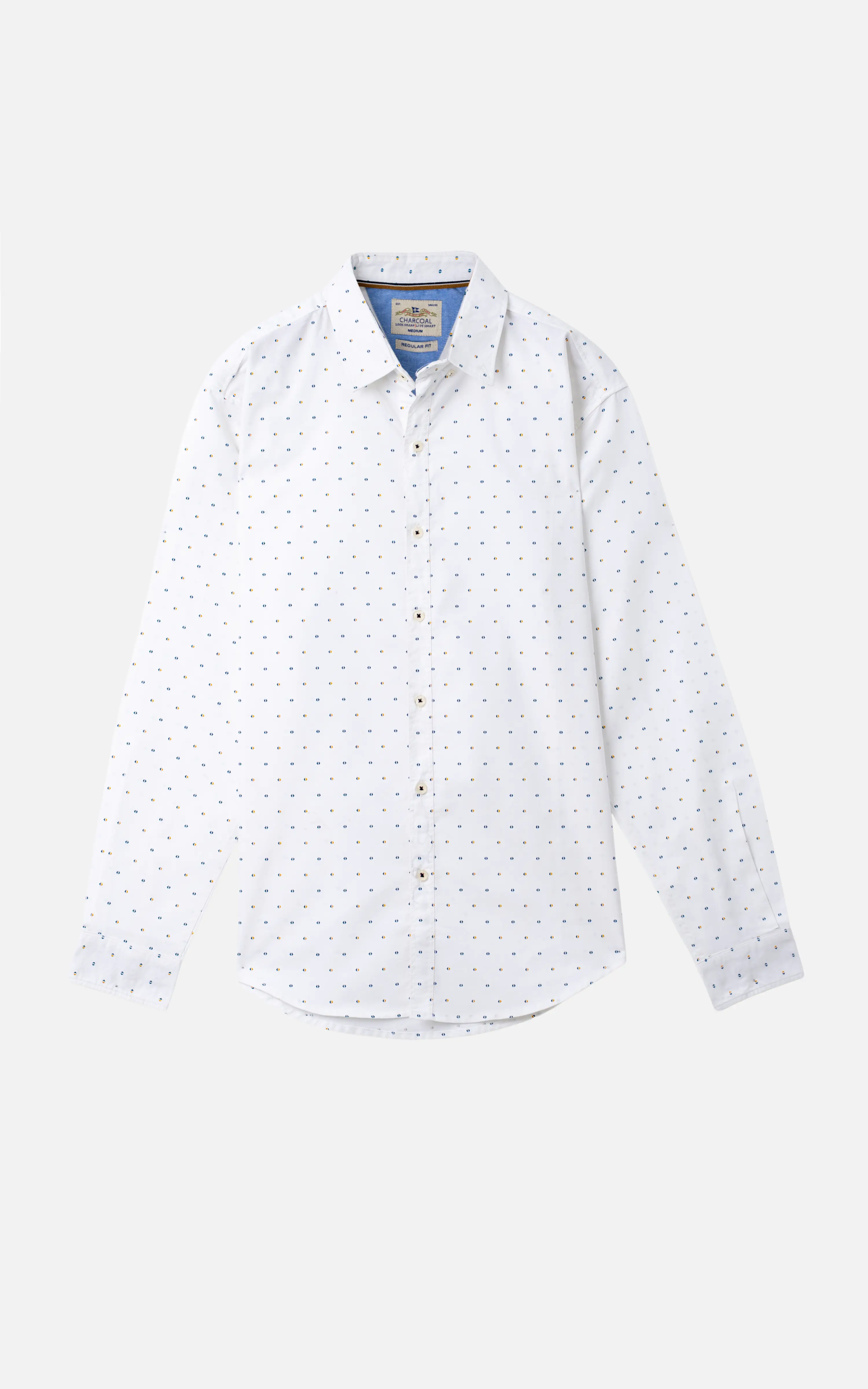 PRINTED CASUAL SHIRT OFF WHITE