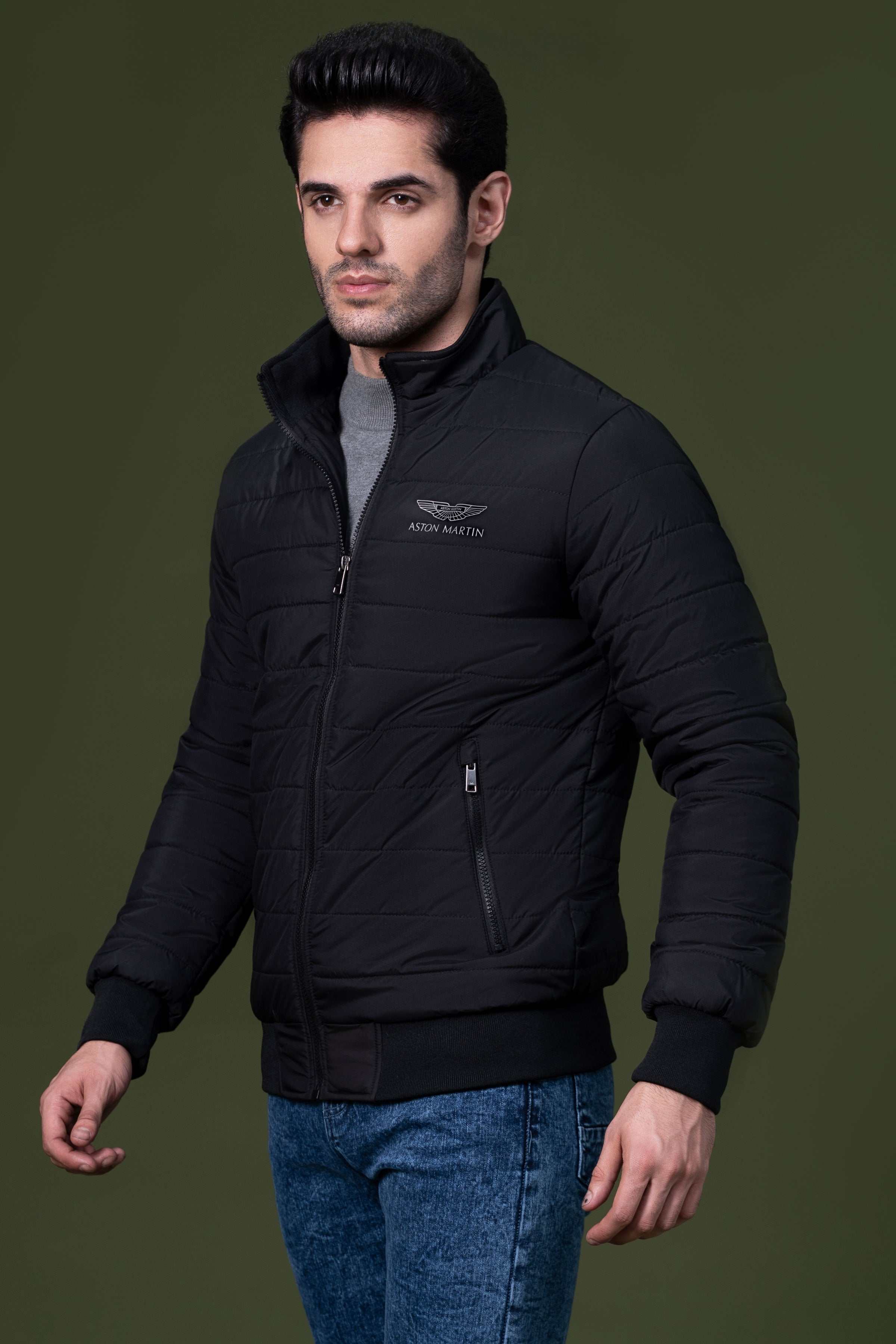 PUFFER JACKET BLACK - Image 3
