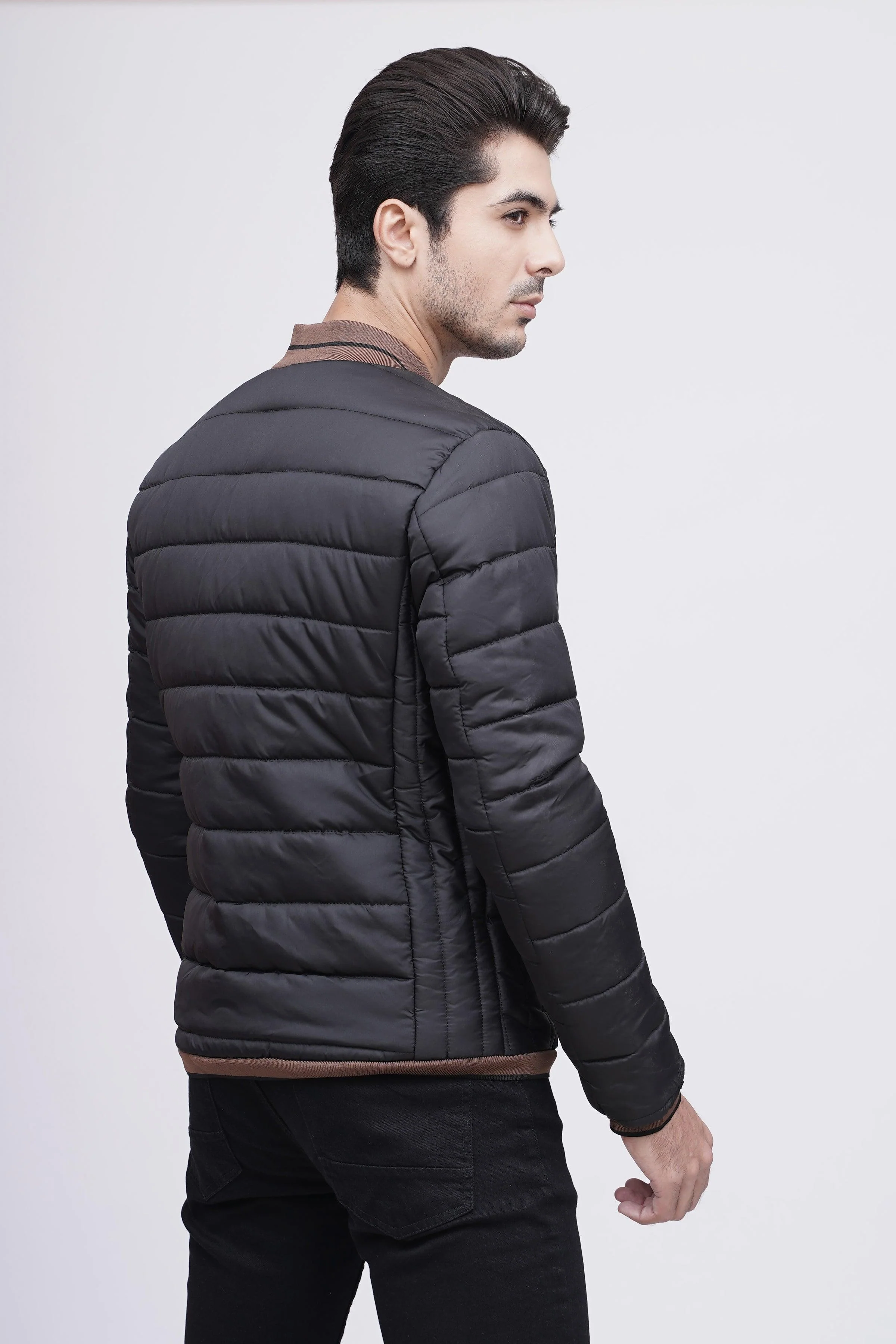 PUFFER JACKET F/S BLACK - Image 2
