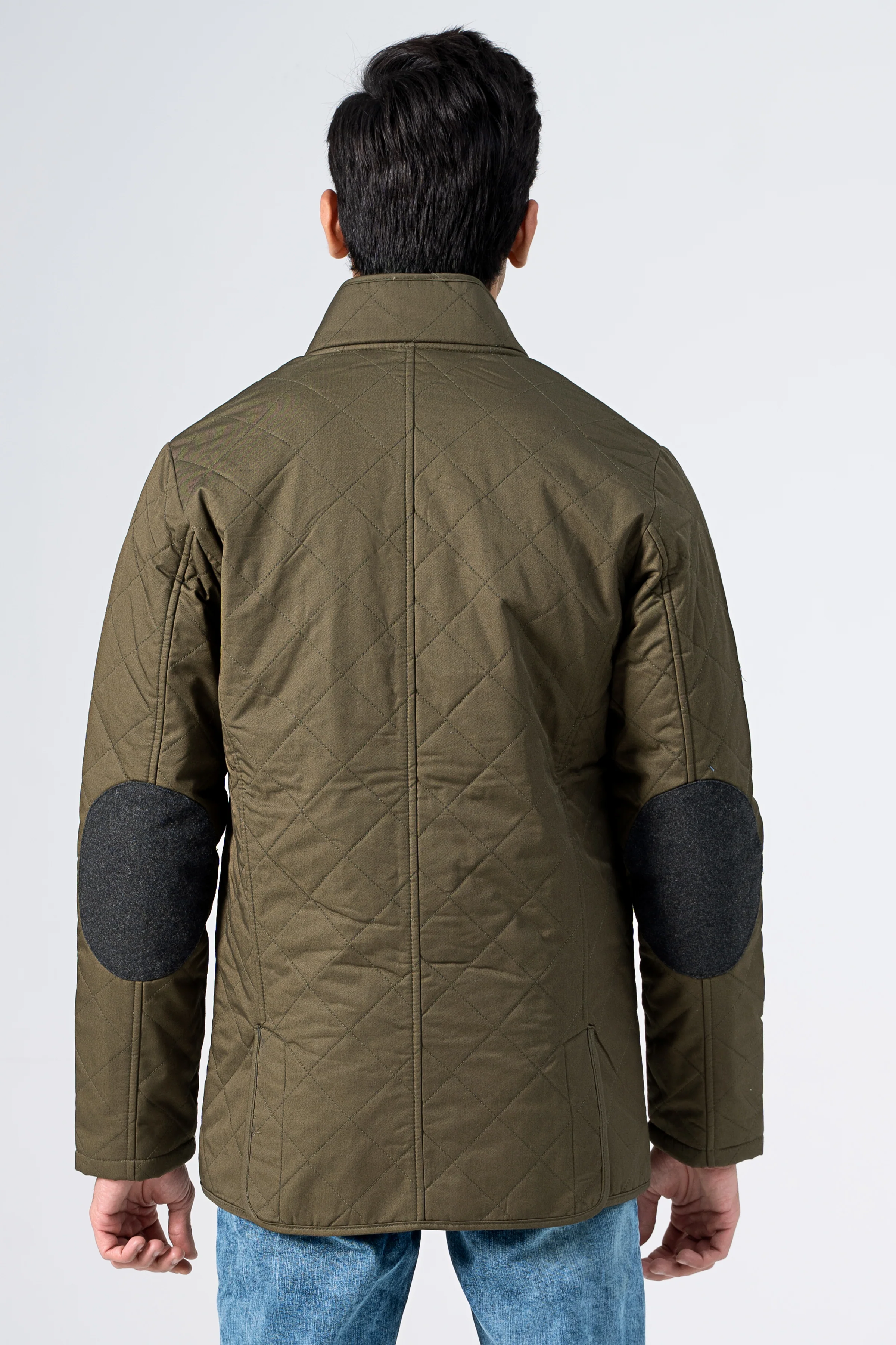 Quilted wadded Jacket Olive - Image 3