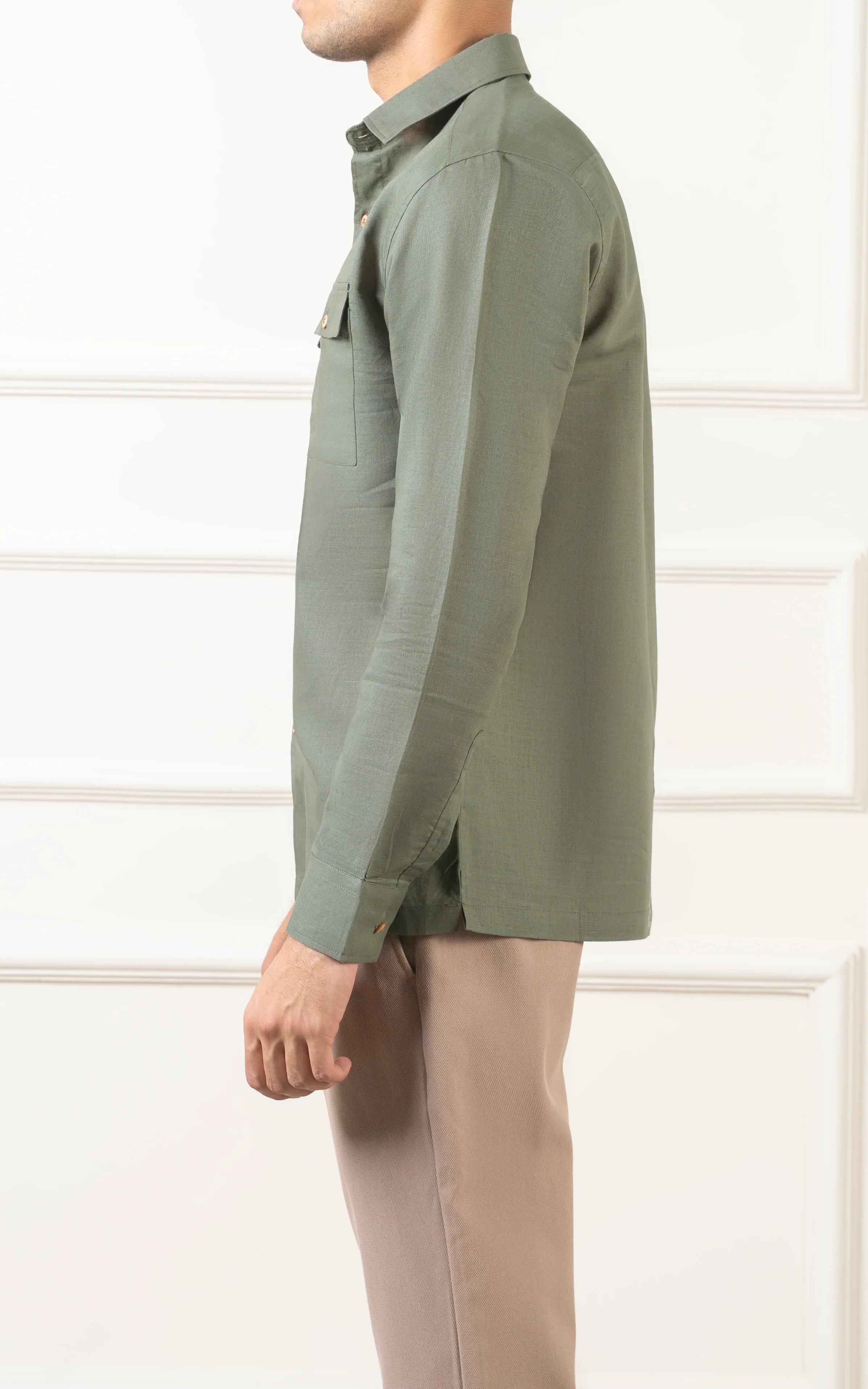 REGULAR COLLAR GREEN LINE - Image 4