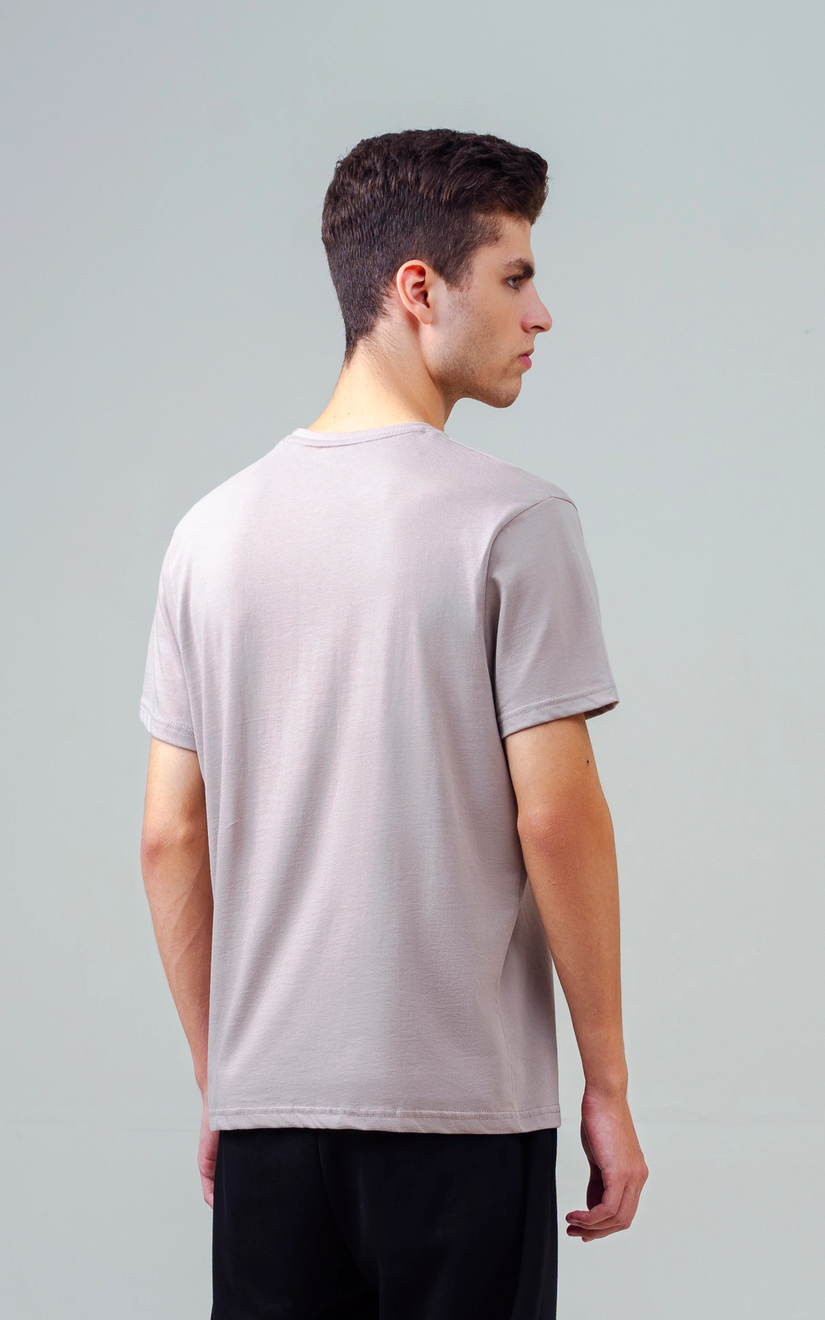REGULAR FIT GRAPHIC T-SHIRT KHAKI - Image 8