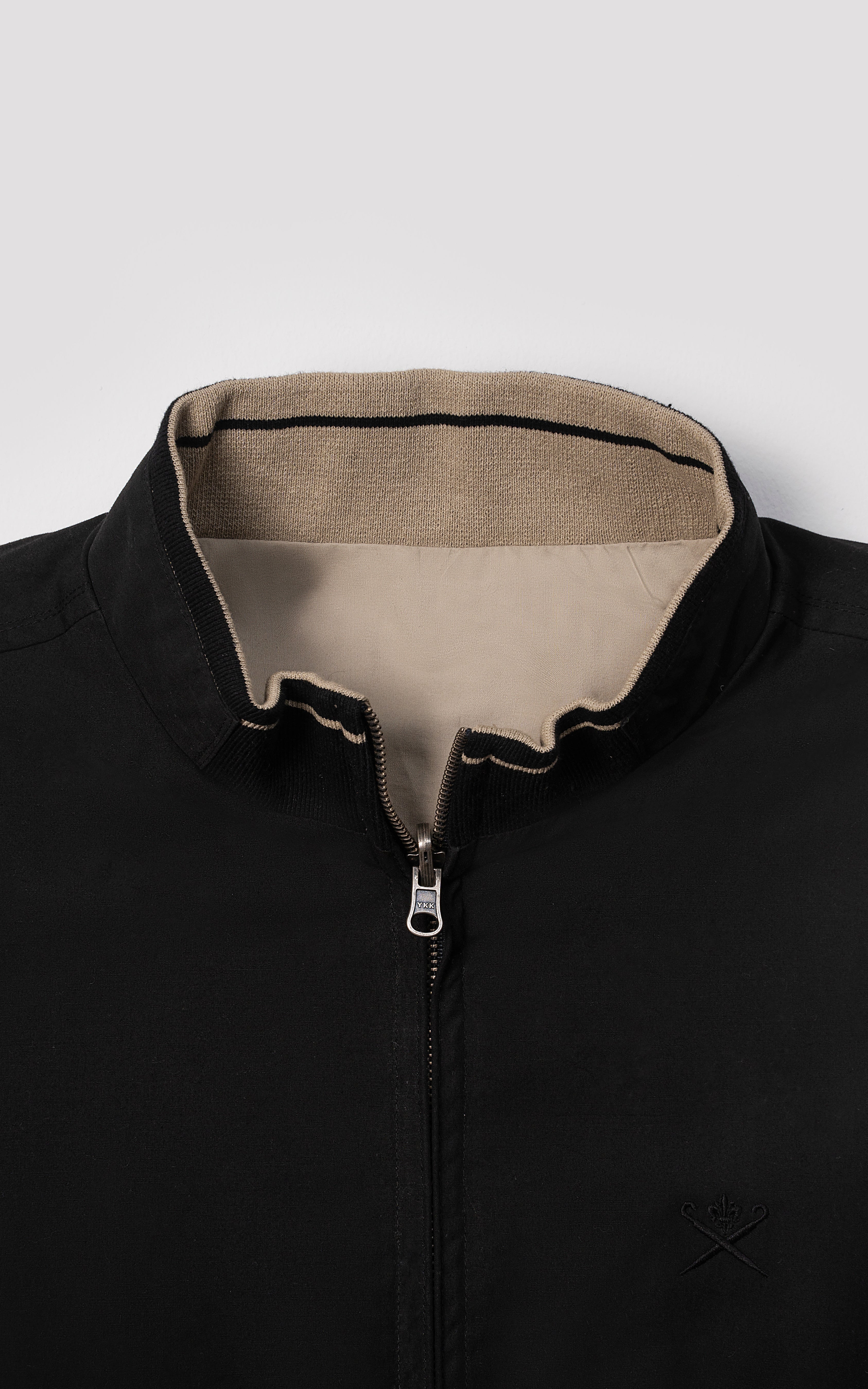 F/S REVERSIBLE JACKET BLACK KHAKI - Image 3