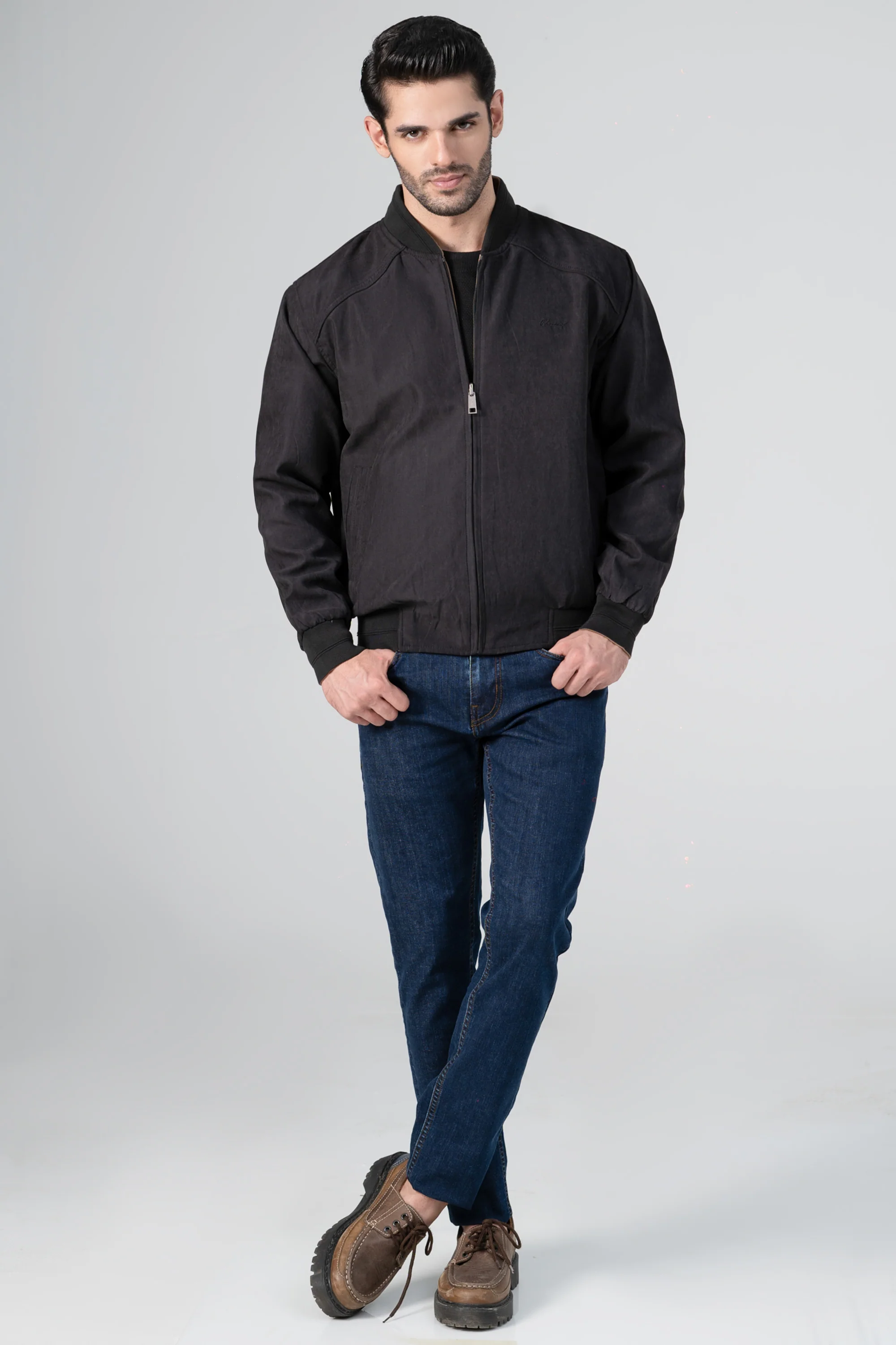 REVERSIBLE JACKET FULL SLEEVE BLACK KHAKI - Image 6