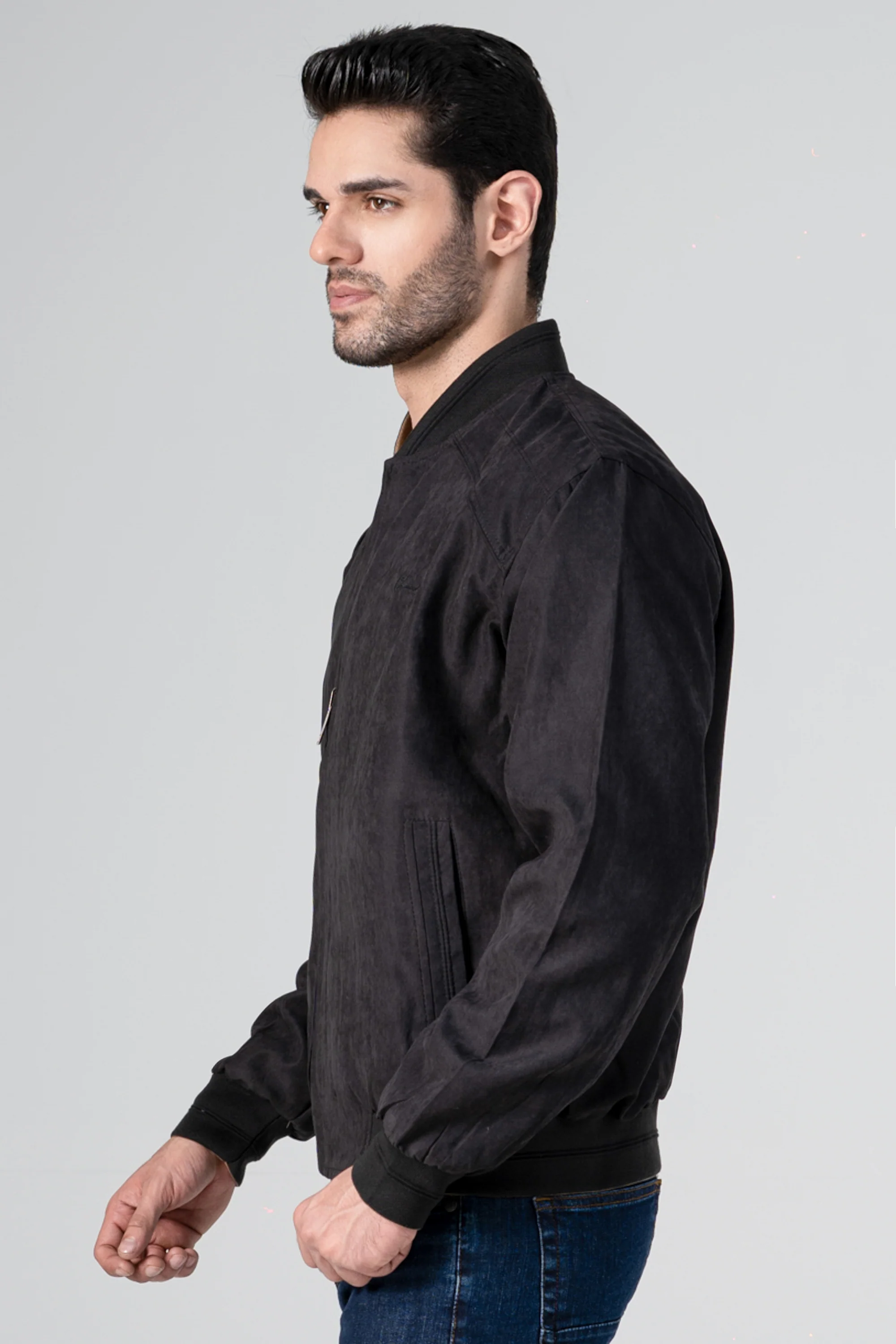 REVERSIBLE JACKET FULL SLEEVE BLACK KHAKI - Image 7
