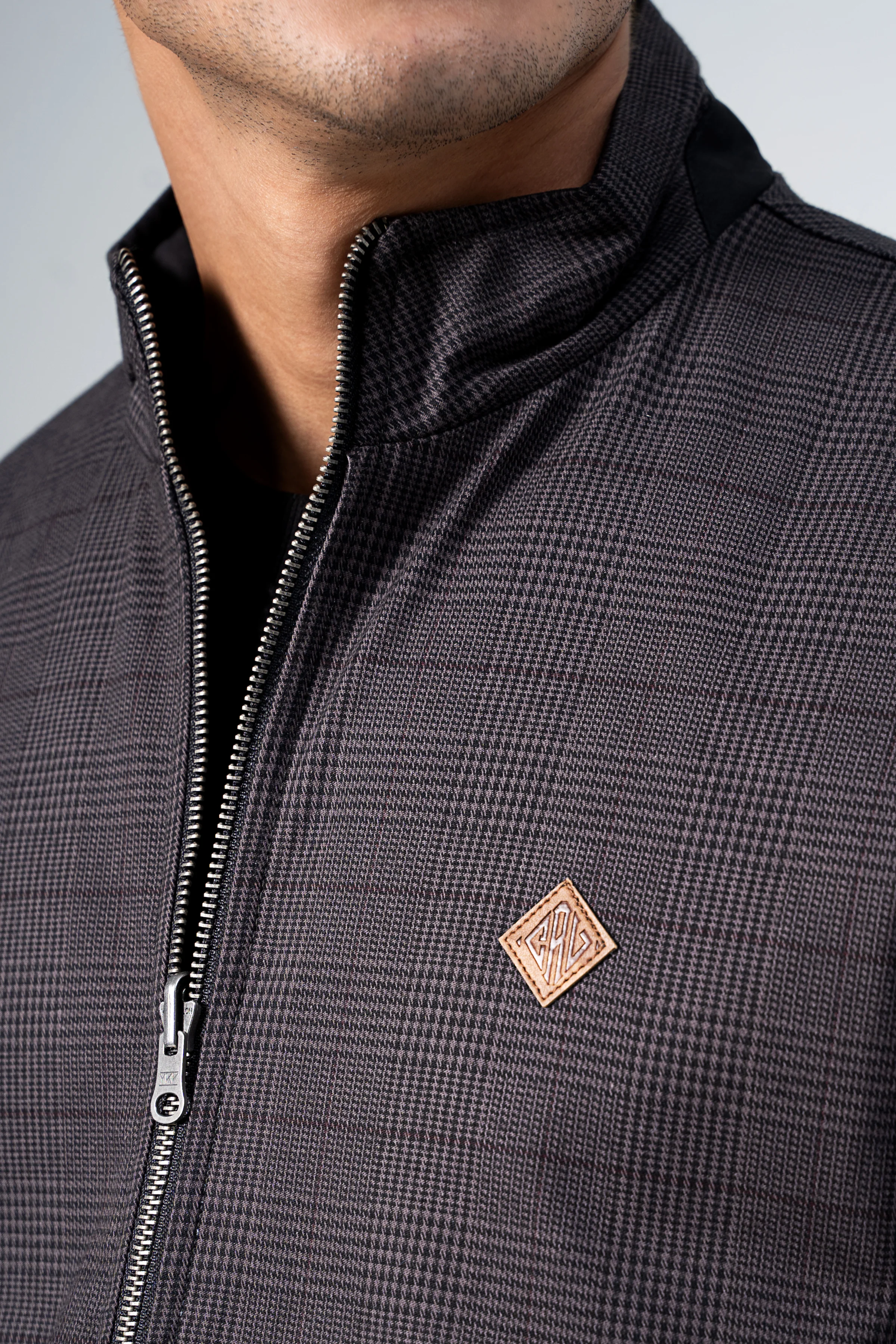 Reversible Quilted Jacket Grey Black - Image 5