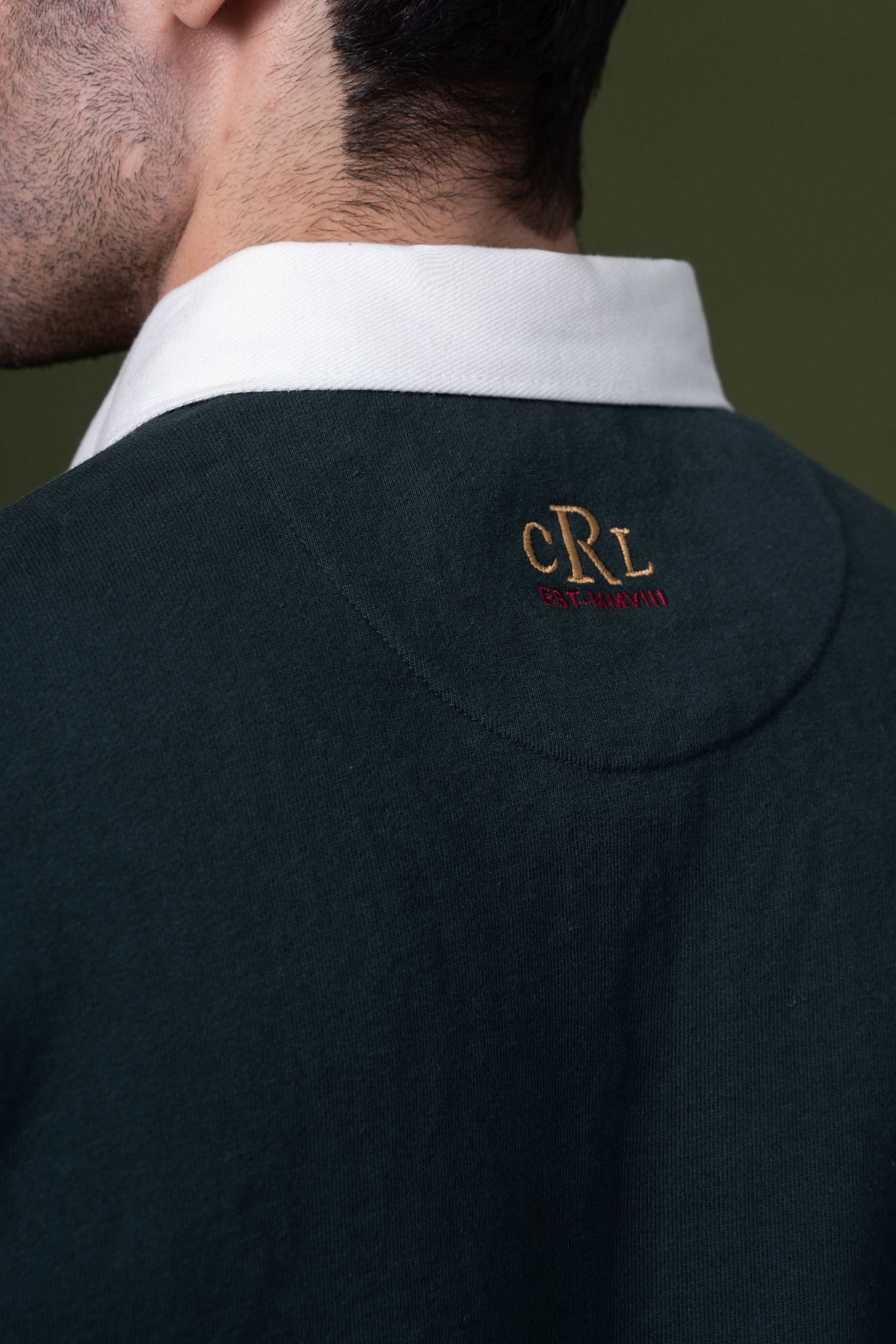 RUGBY POLO SHIRT GREEN - Image 4