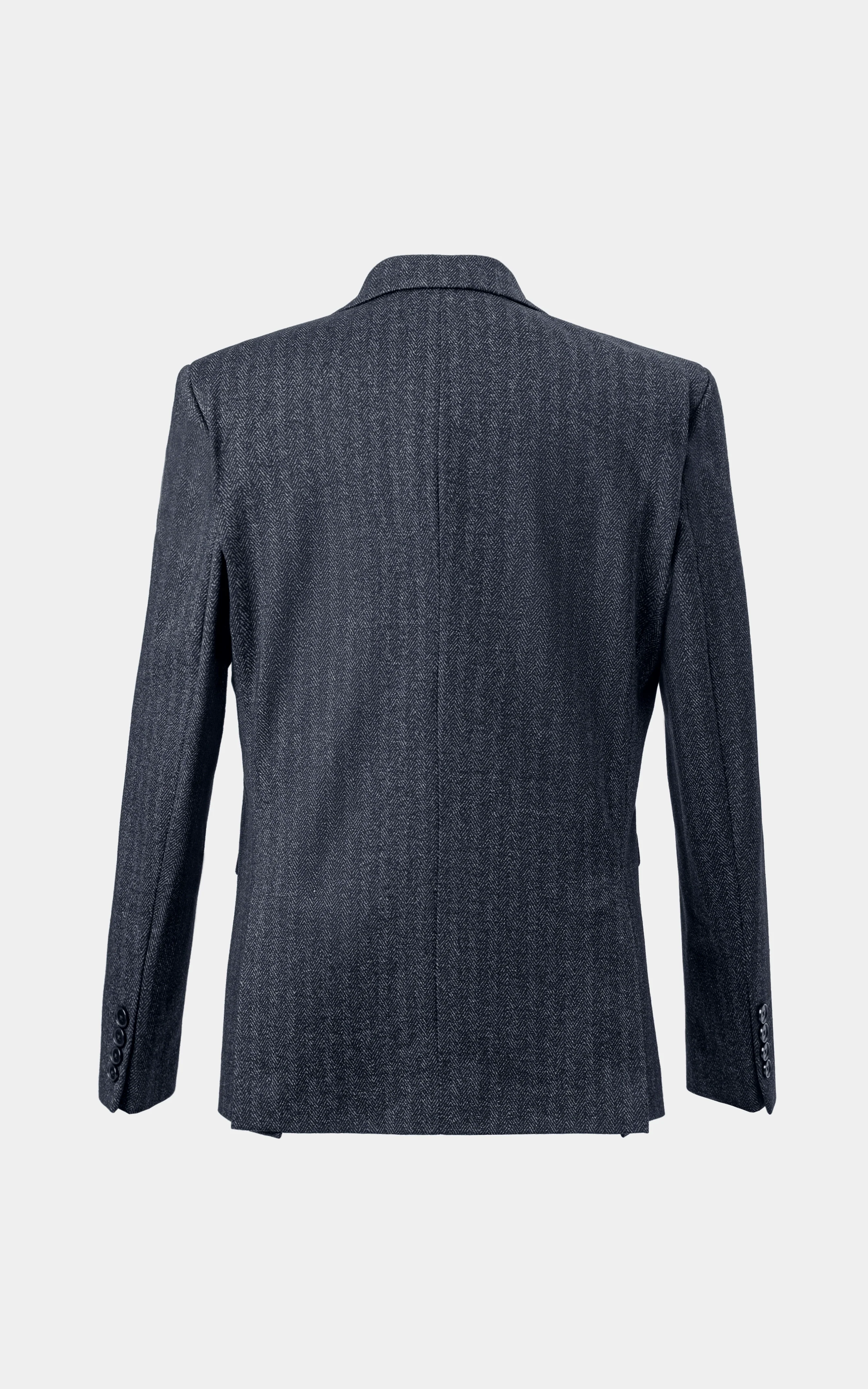 Self Lining Casual Coat Black - Image 3
