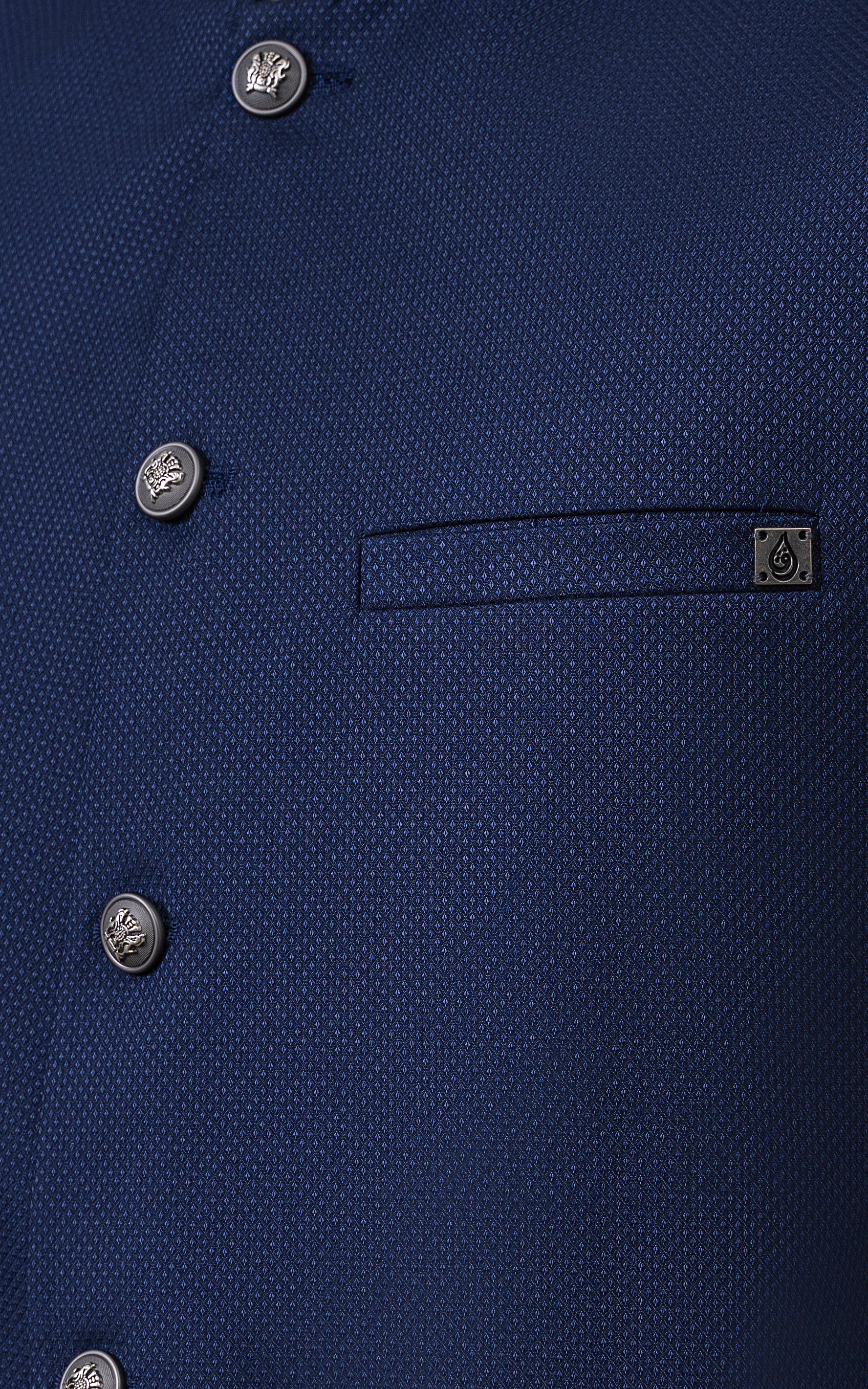 SELF TEXTURED W/C - SIGNATURE COLLECTION NAVY - Image 2