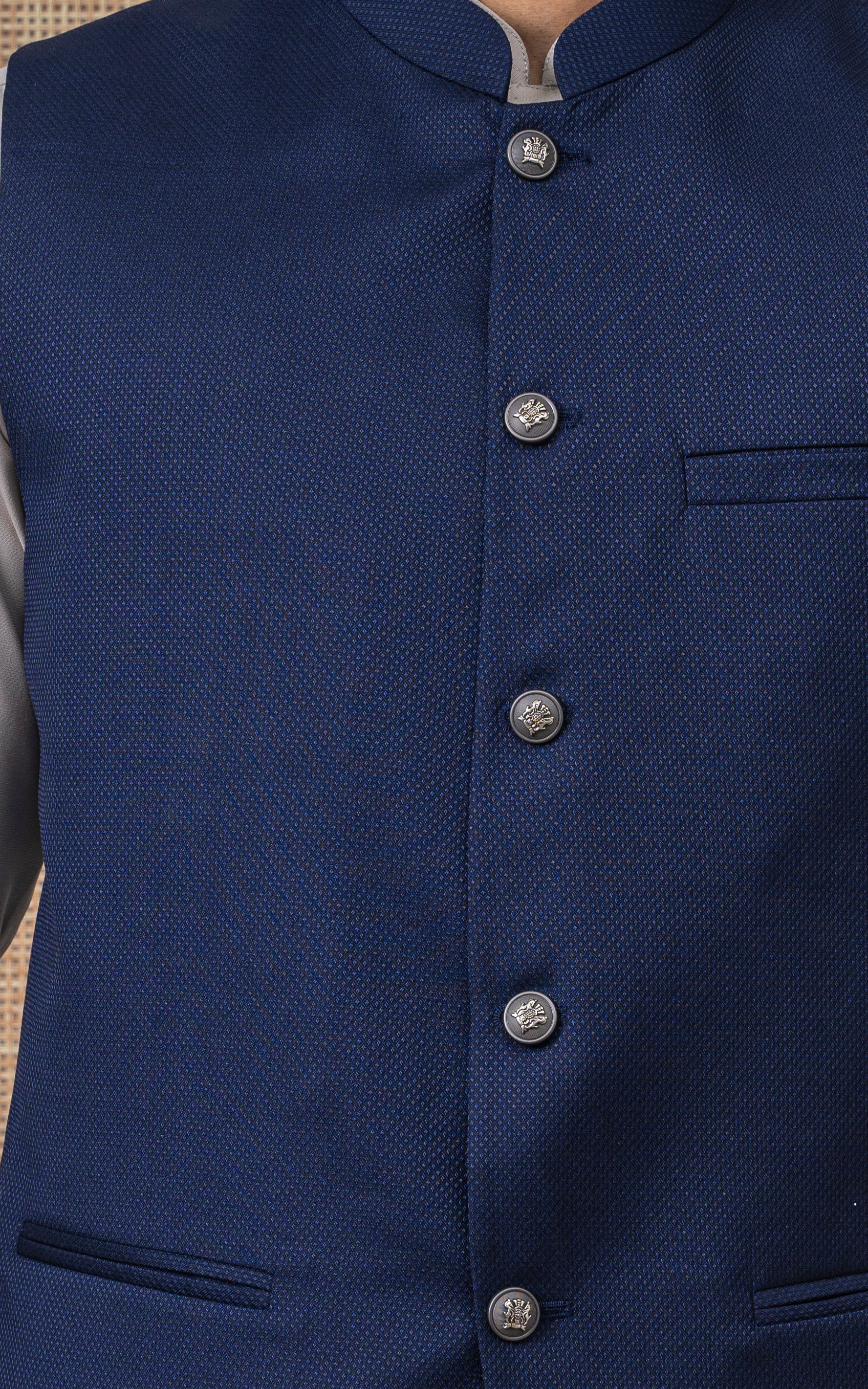 SELF TEXTURED W/C - SIGNATURE COLLECTION NAVY - Image 6