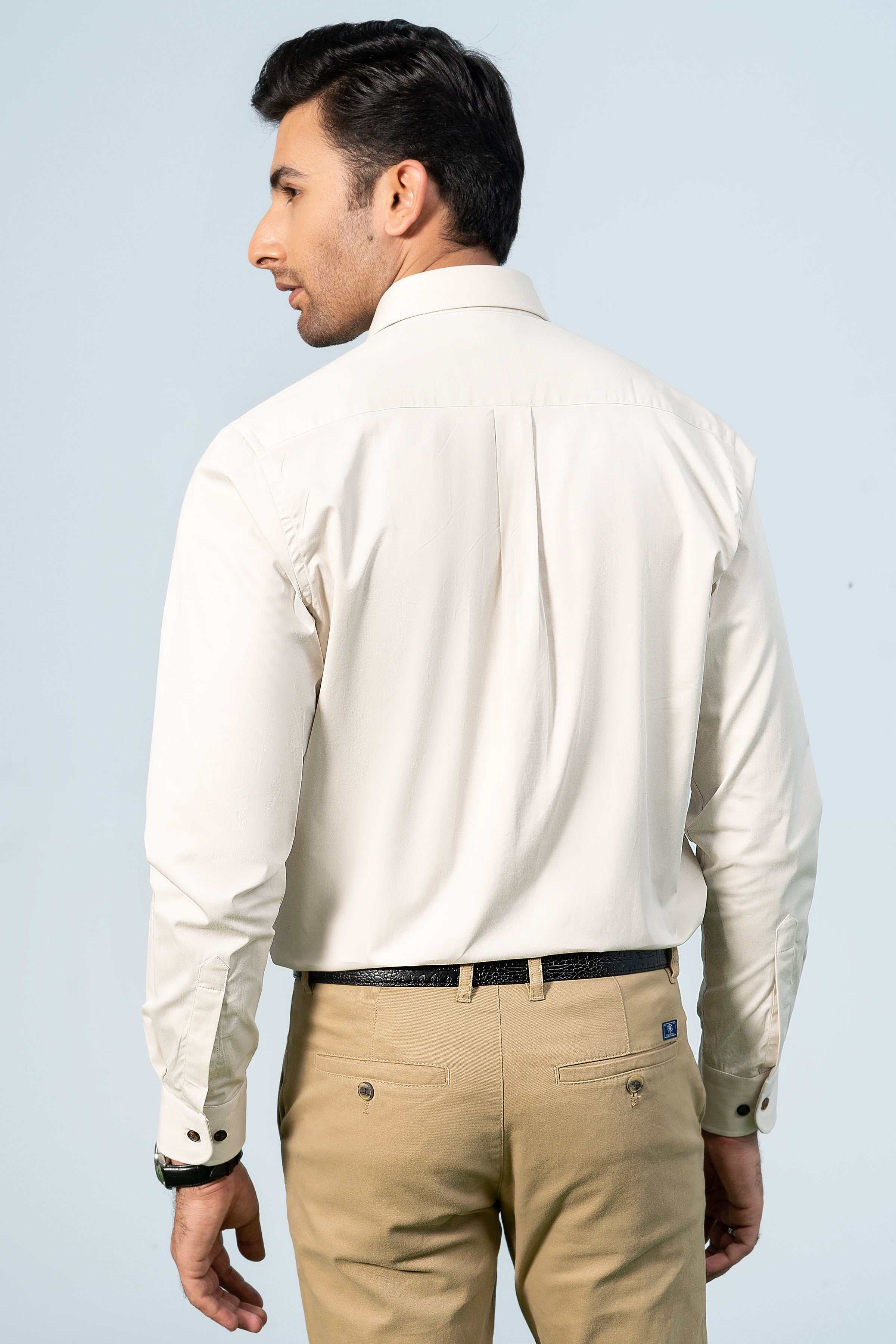 SEMI CASUAL SAFARI SHIRT BEIGE - Image 5