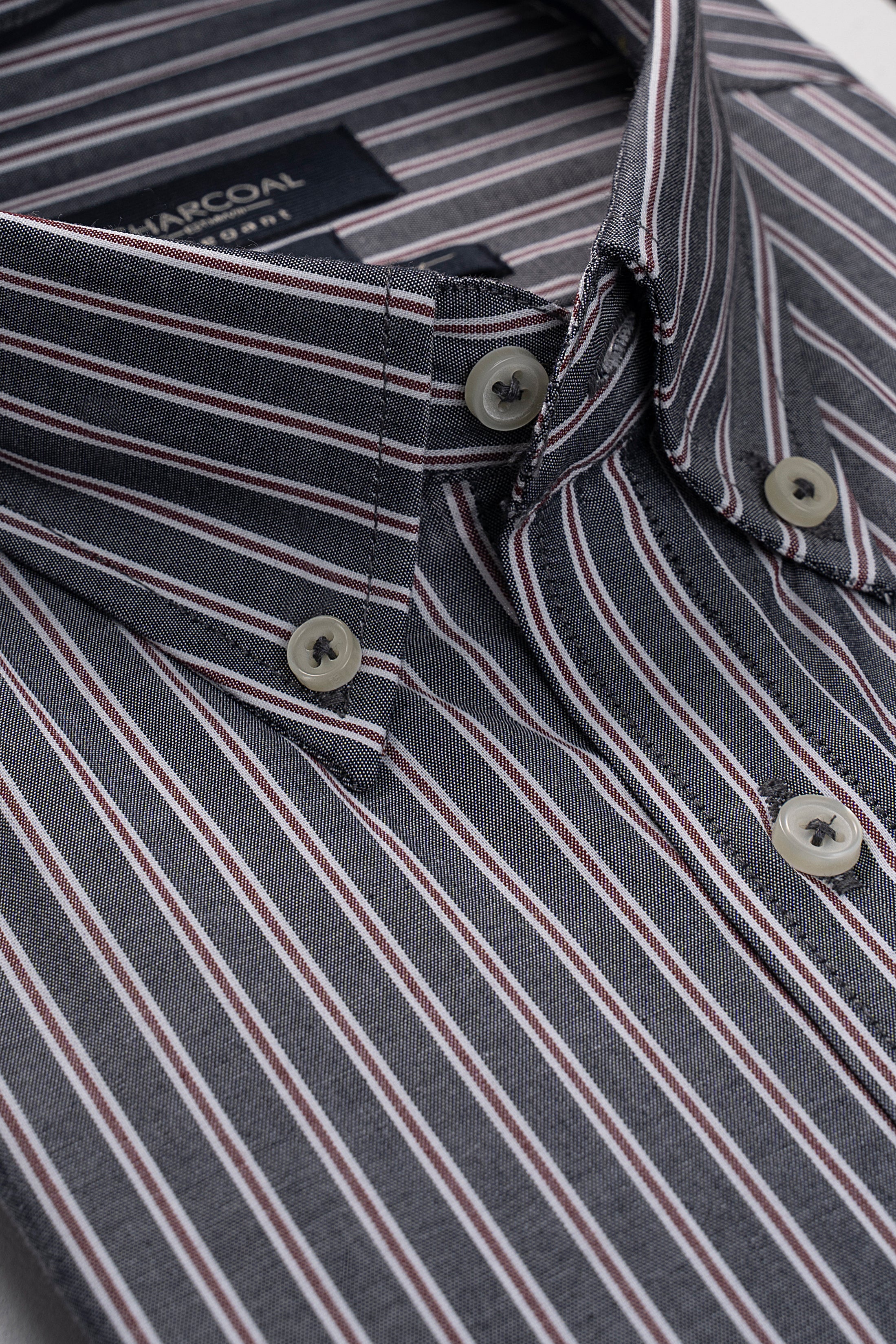 SEMI FORMAL SHIRT GREY - Image 2