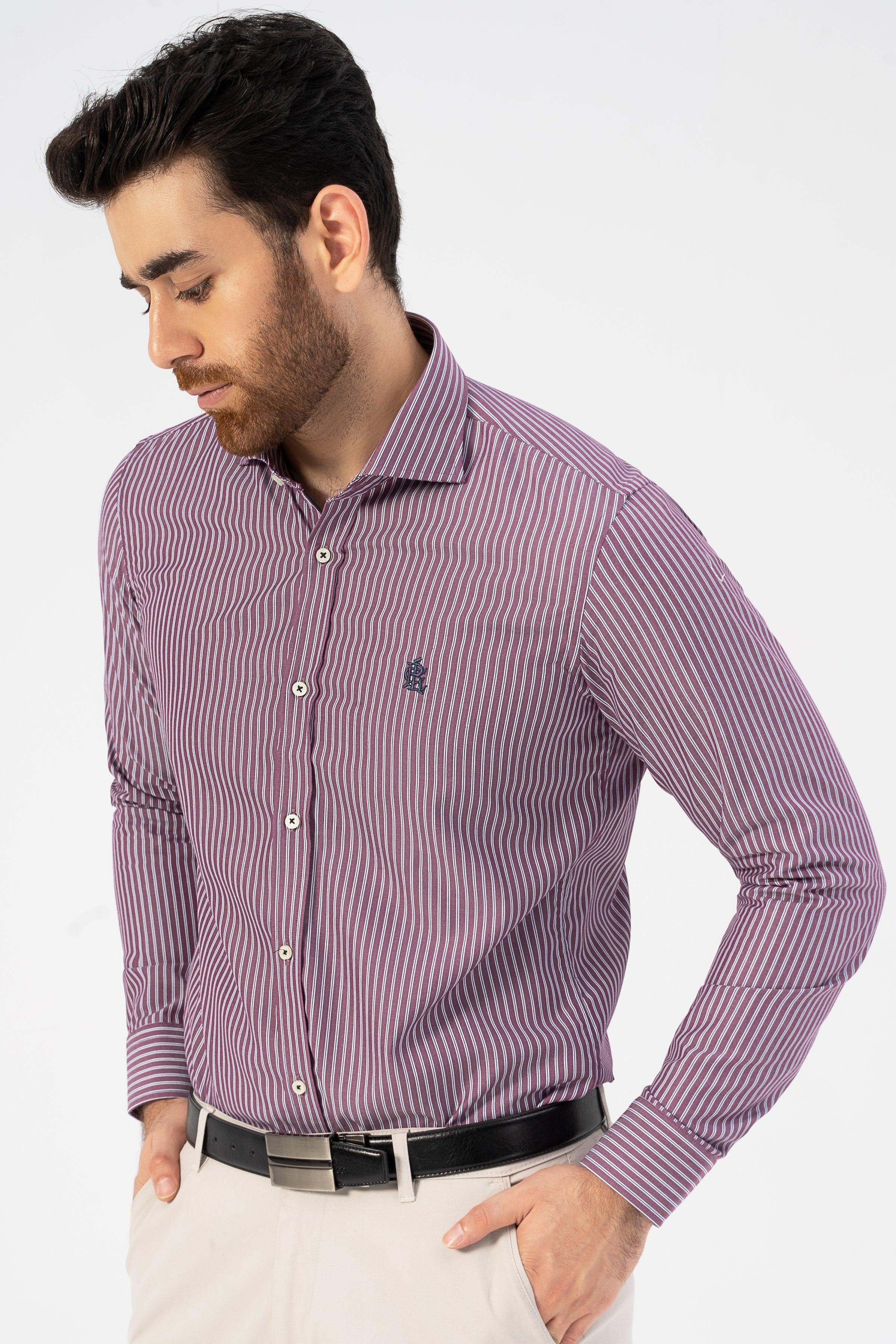 SEMI FORMAL SHIRT MAROON - Image 2