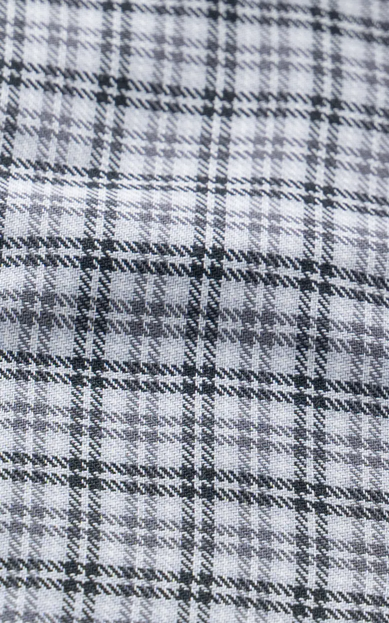 SEMI FORMAL SMART FIT SHIRT BLUE GREY - Image 3