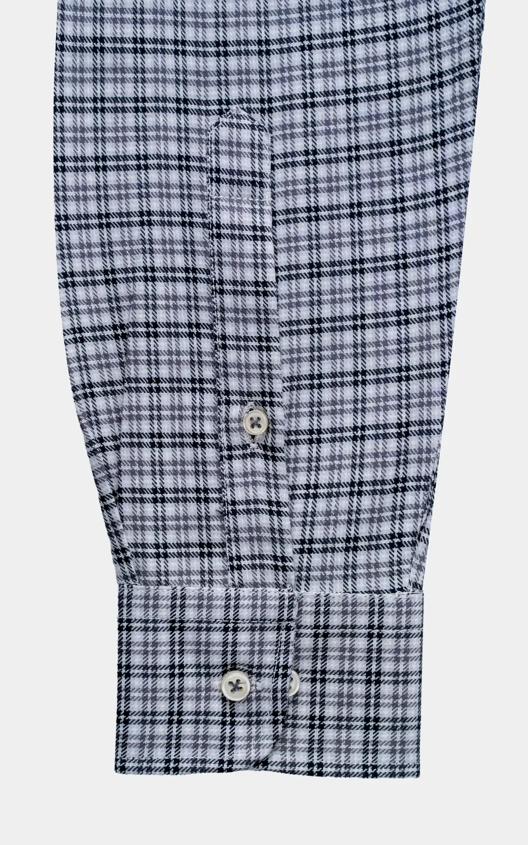 SEMI FORMAL SMART FIT SHIRT BLUE GREY - Image 4