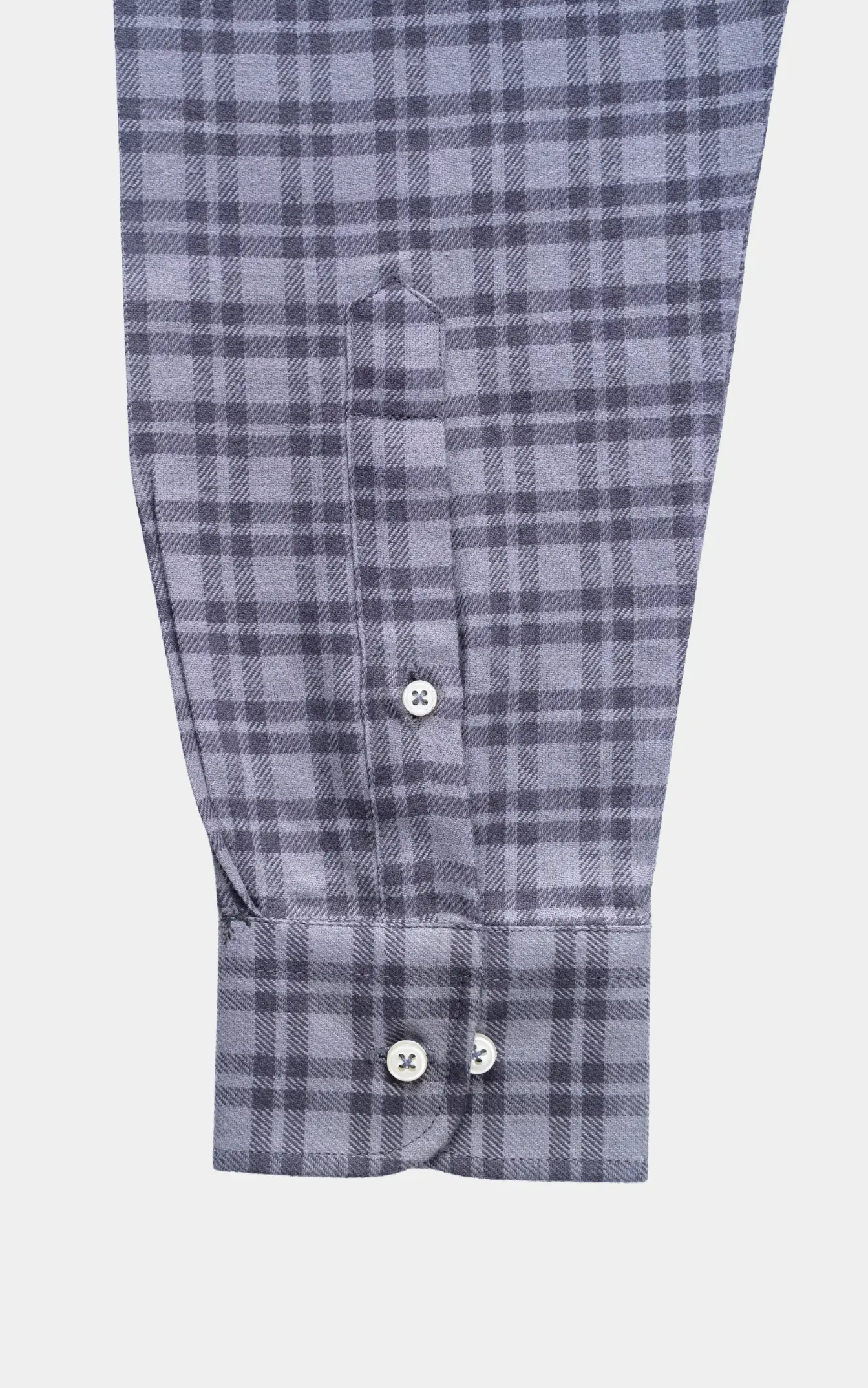 SEMI FORMAL SMART FIT SHIRT GREY CHECK - Image 4