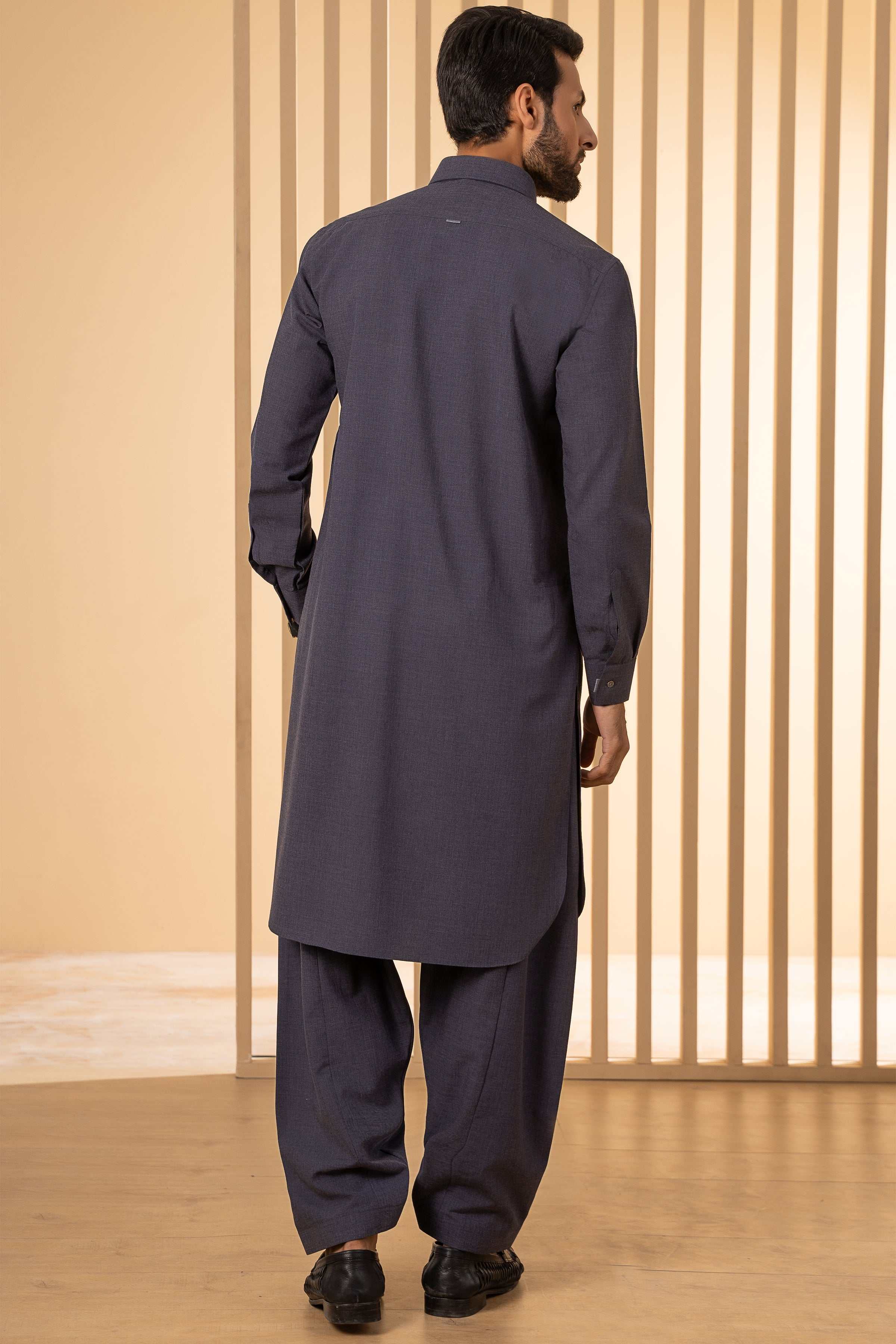 SHALWAR KAMEEZ BLUE MELANGE - Image 2