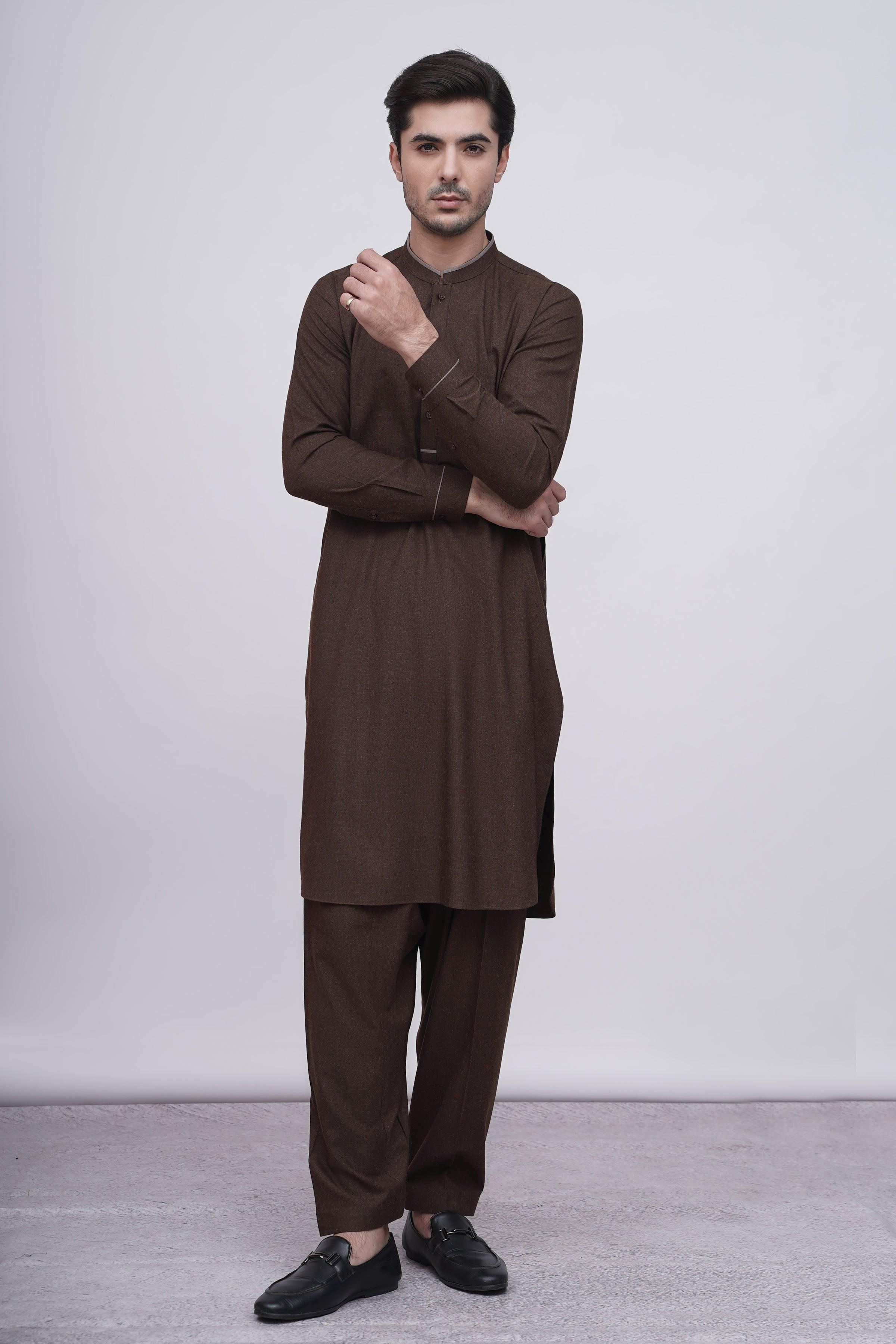 SHALWAR KAMEEZ BROWN - Image 2