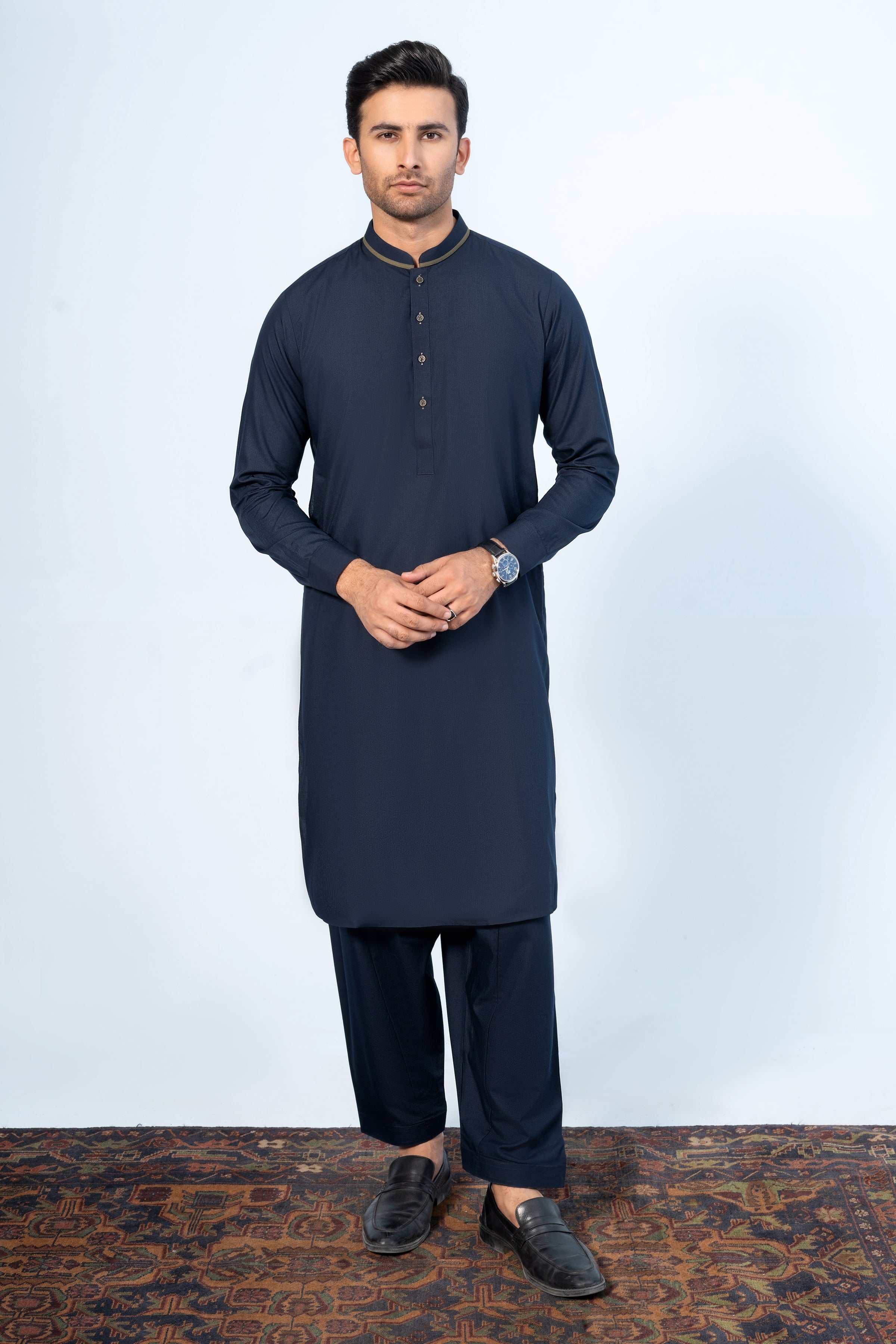 SHALWAR KAMEEZ DARK NAVY