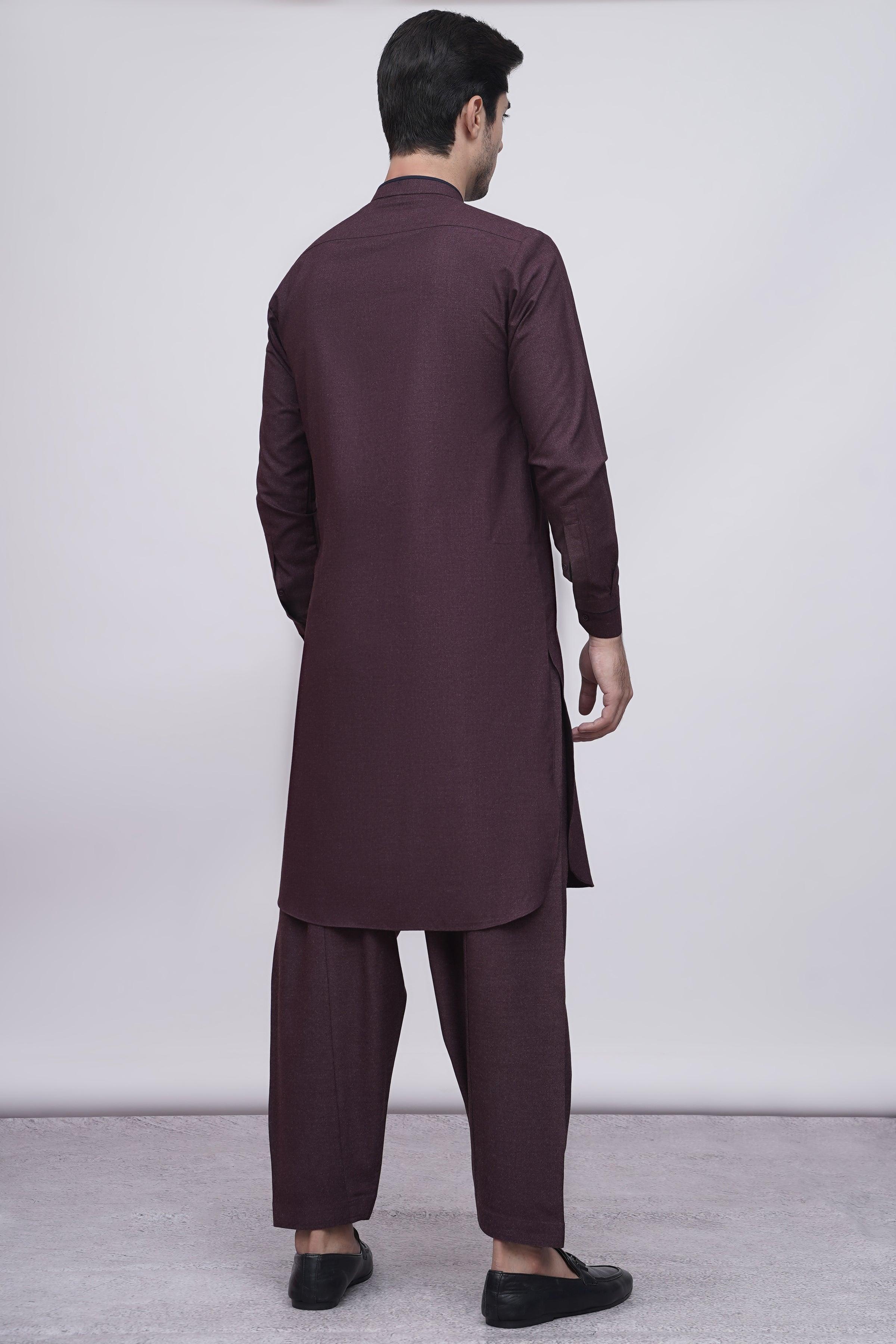 SHALWAR KAMEEZ MAROON - Image 3