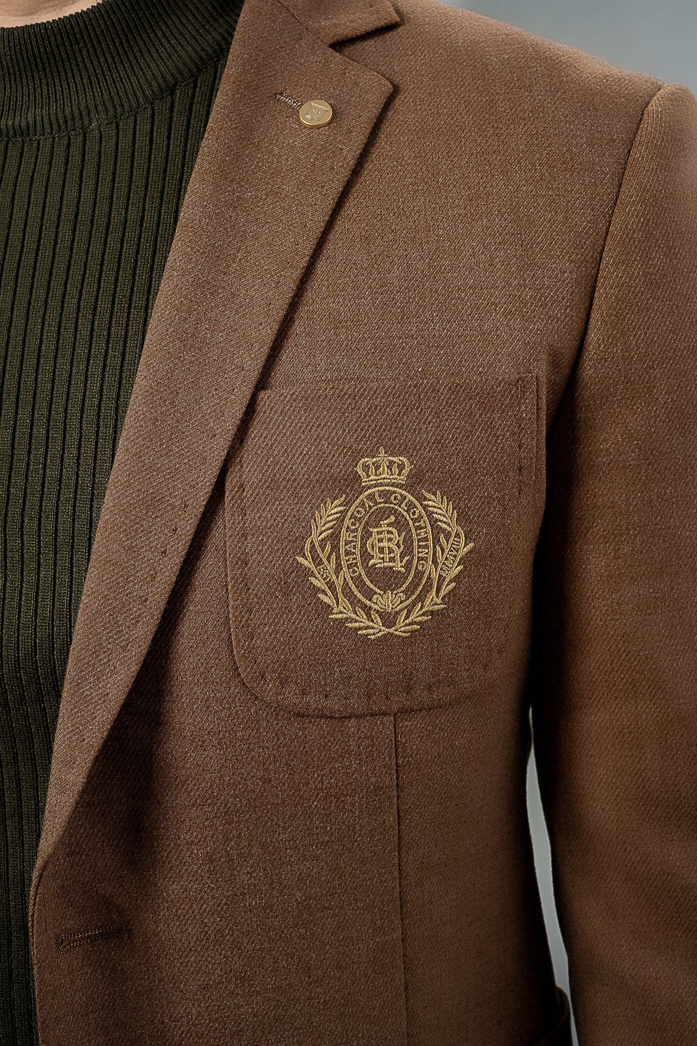 SIGNATURE CASUAL COAT BROWN - Image 4