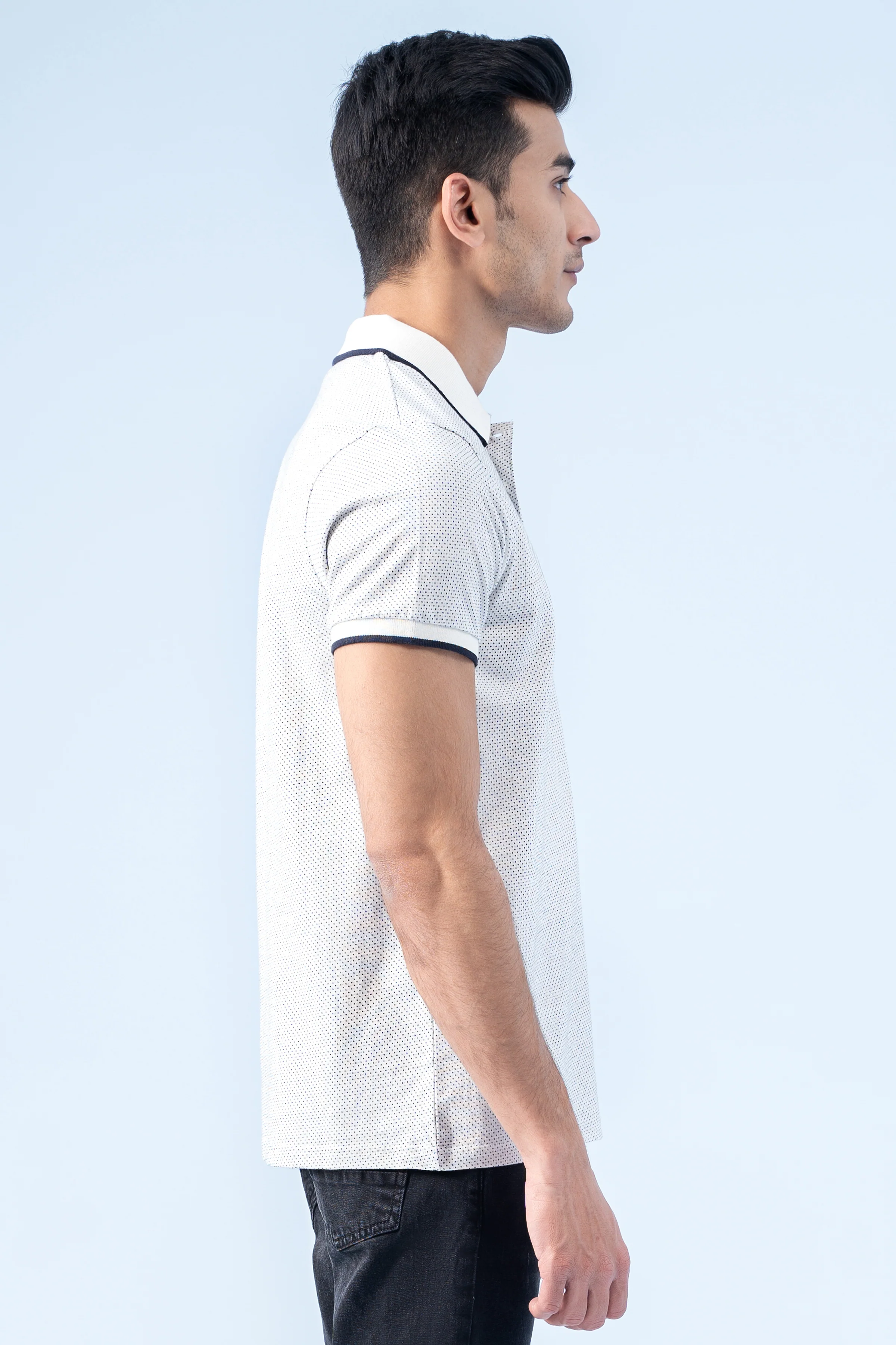 SIGNATURE TIPPING POLO OFF WHITE - Image 3