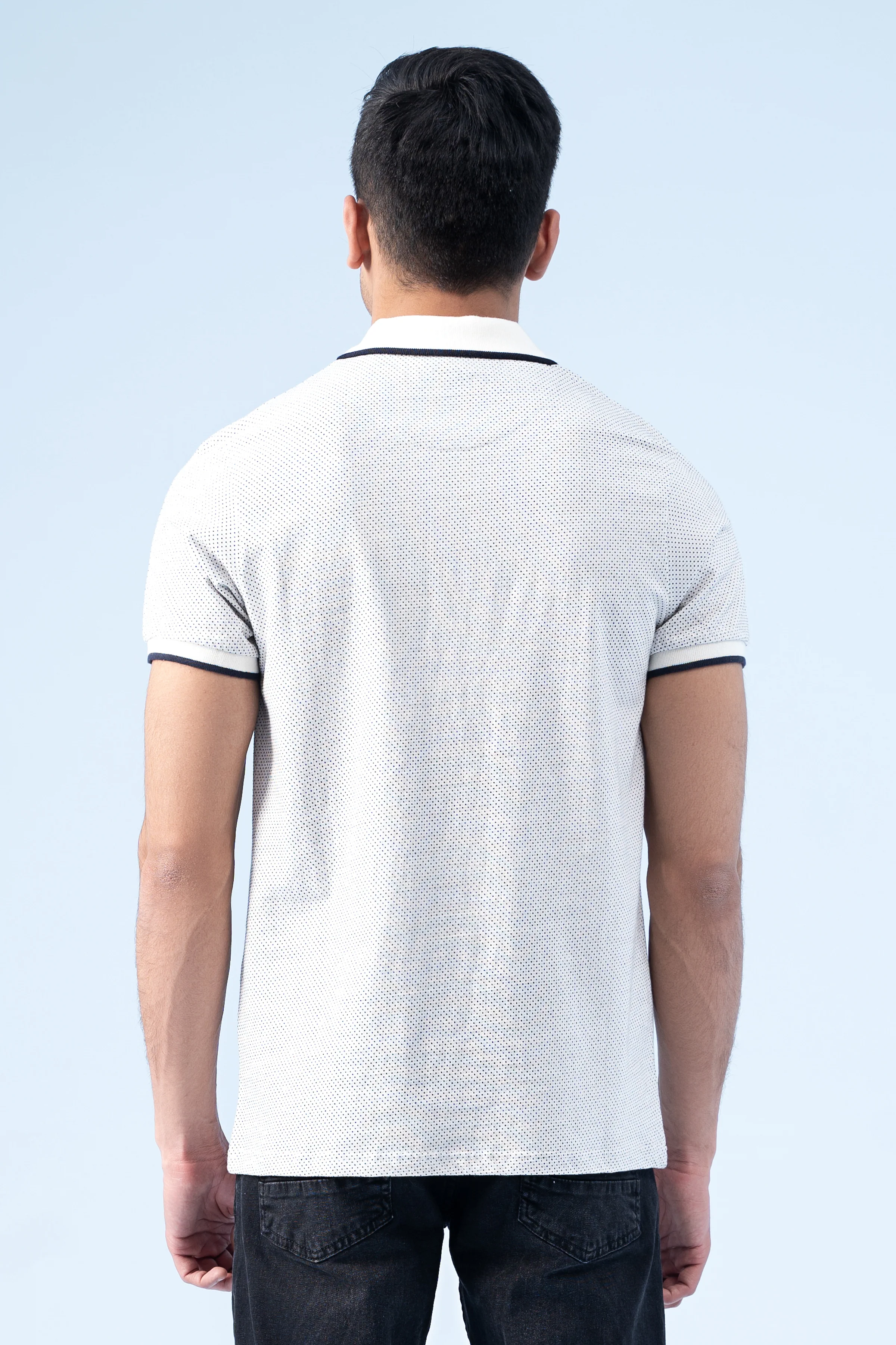 SIGNATURE TIPPING POLO OFF WHITE - Image 4