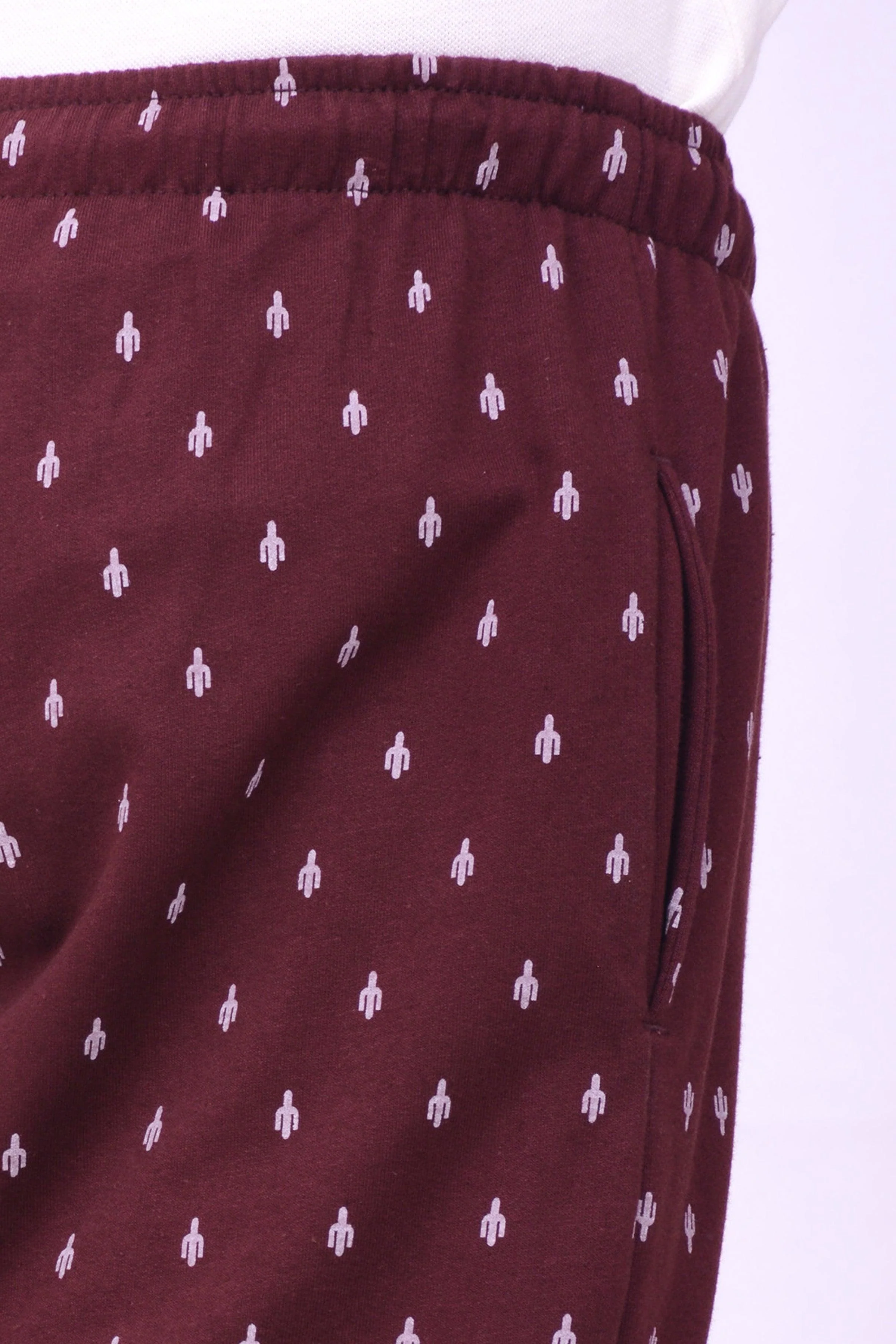 SLEEPWEAR TROUSER MAROON PRINTED - Image 4
