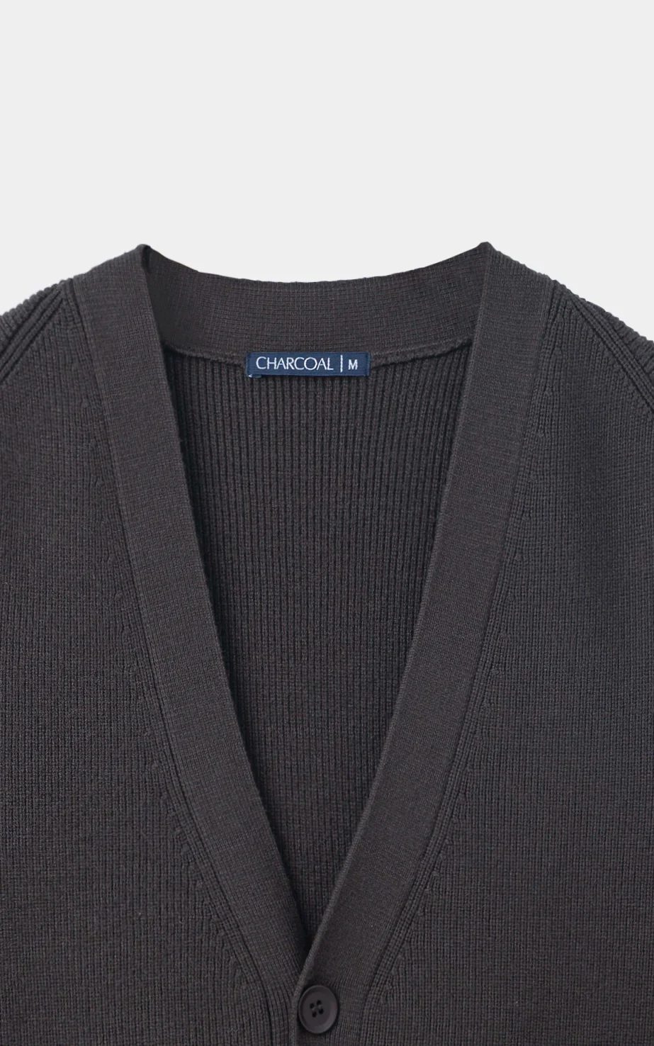 Sleeveless Cardigan Sweater Dark Brown - Image 2