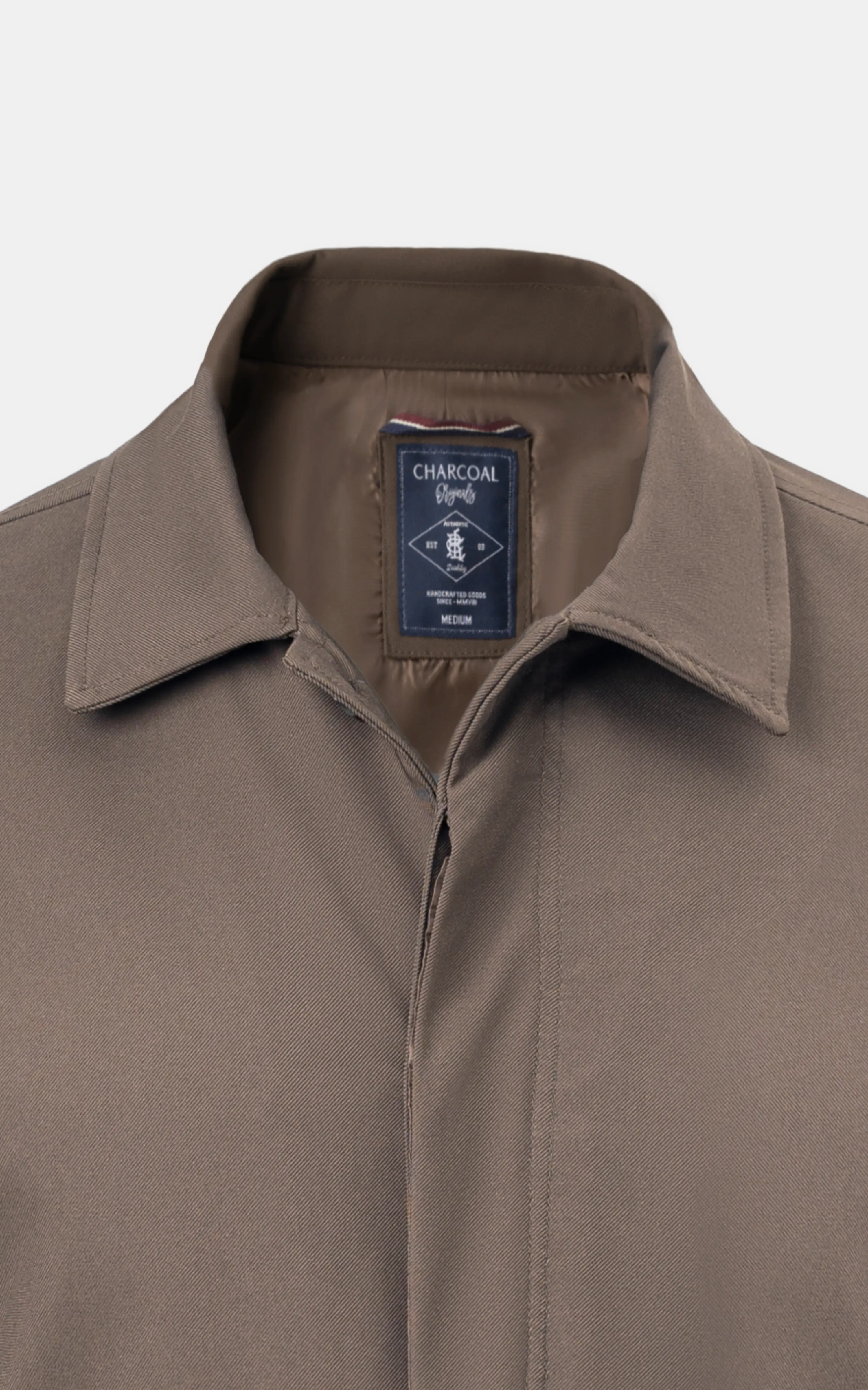 SLIM FIT FULLSLEEVE CLASSIC HARRINGTON JACKET DARK OLIVE - Image 2