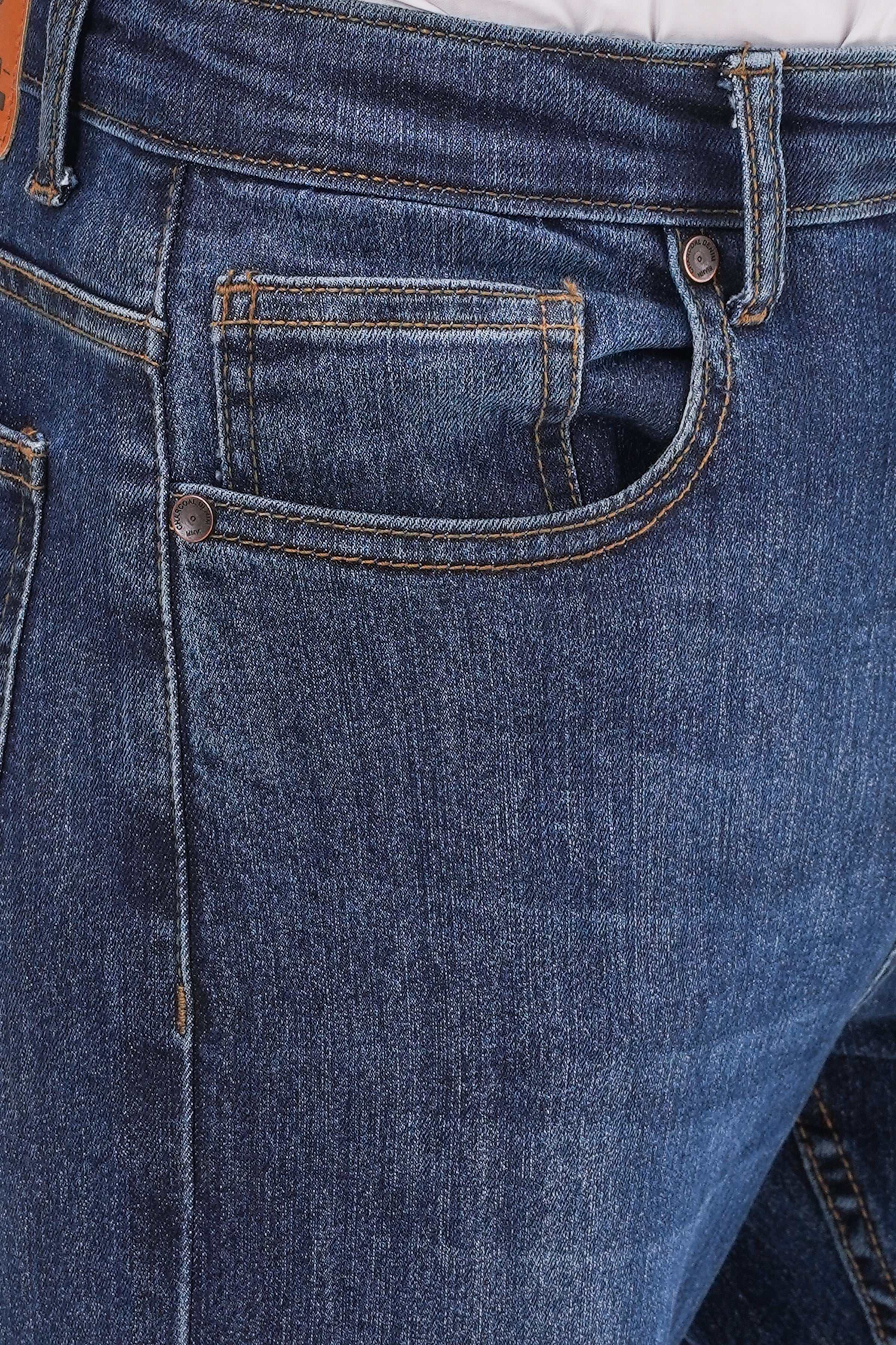SLIM LEG JEAN DARK BLUE - Image 2