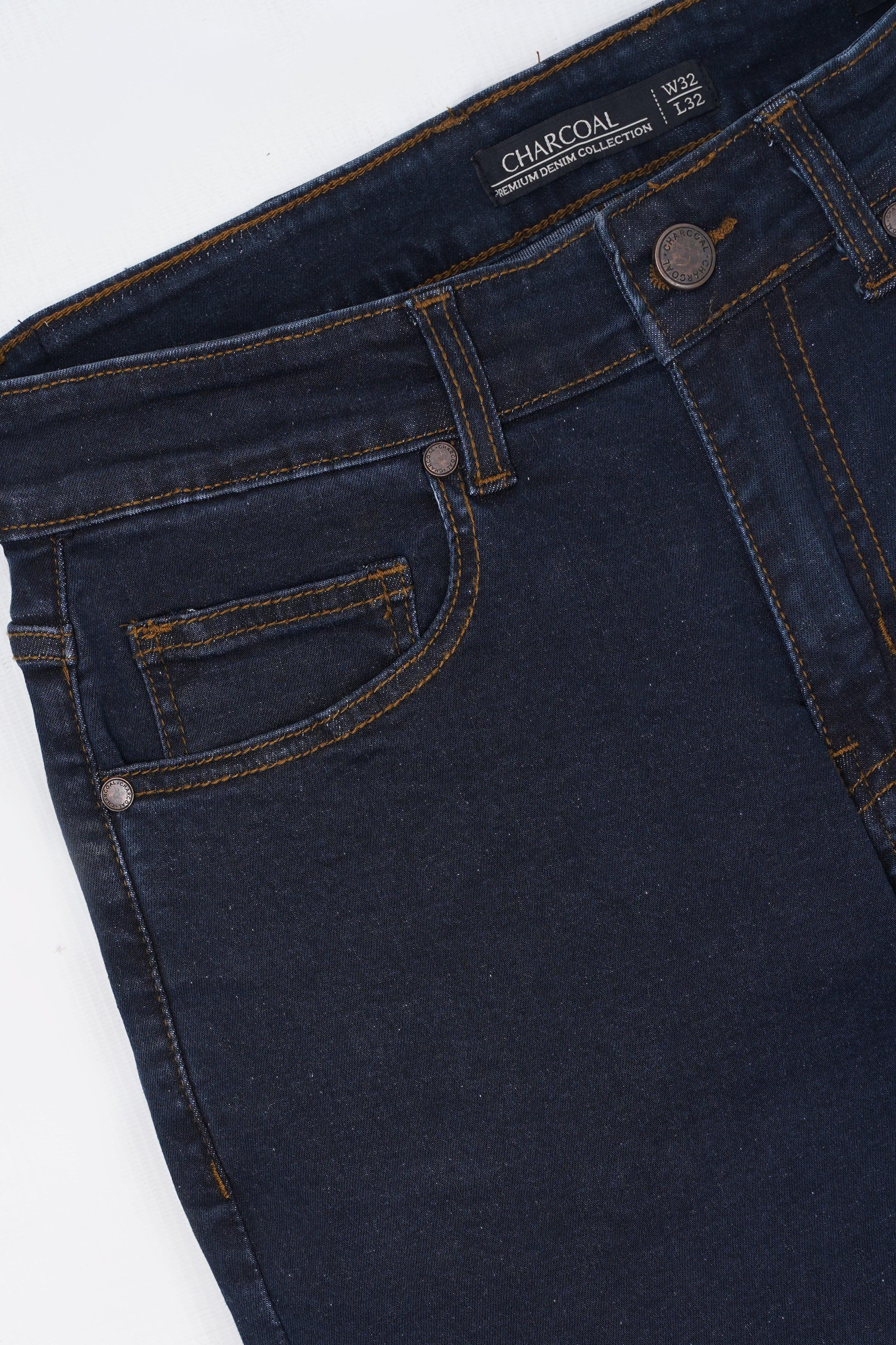 SLIM LEG JEANS DARK BLUE - Image 2
