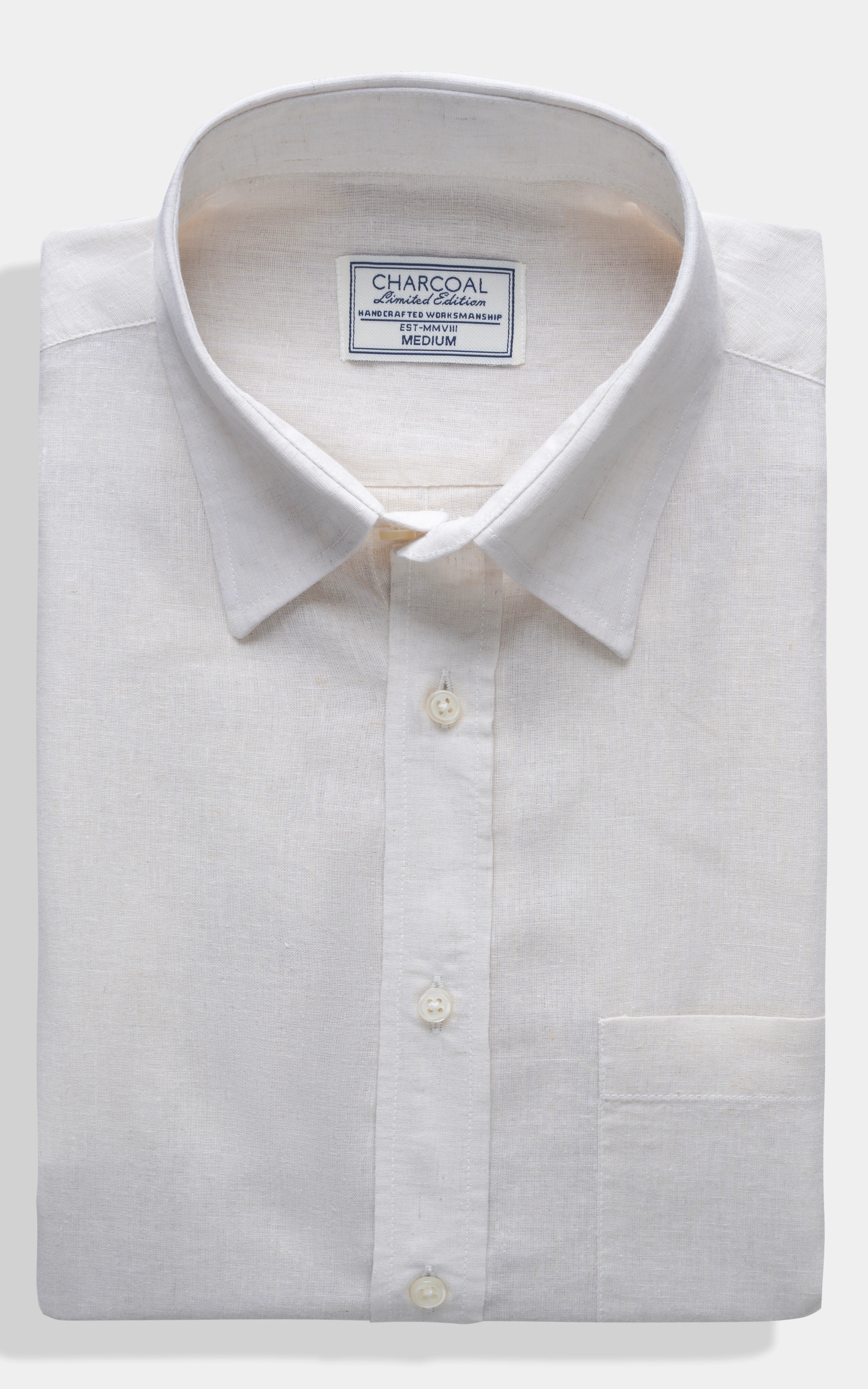 SMART FIT LINEN LIMITED EDITION SHIRT BEIGE