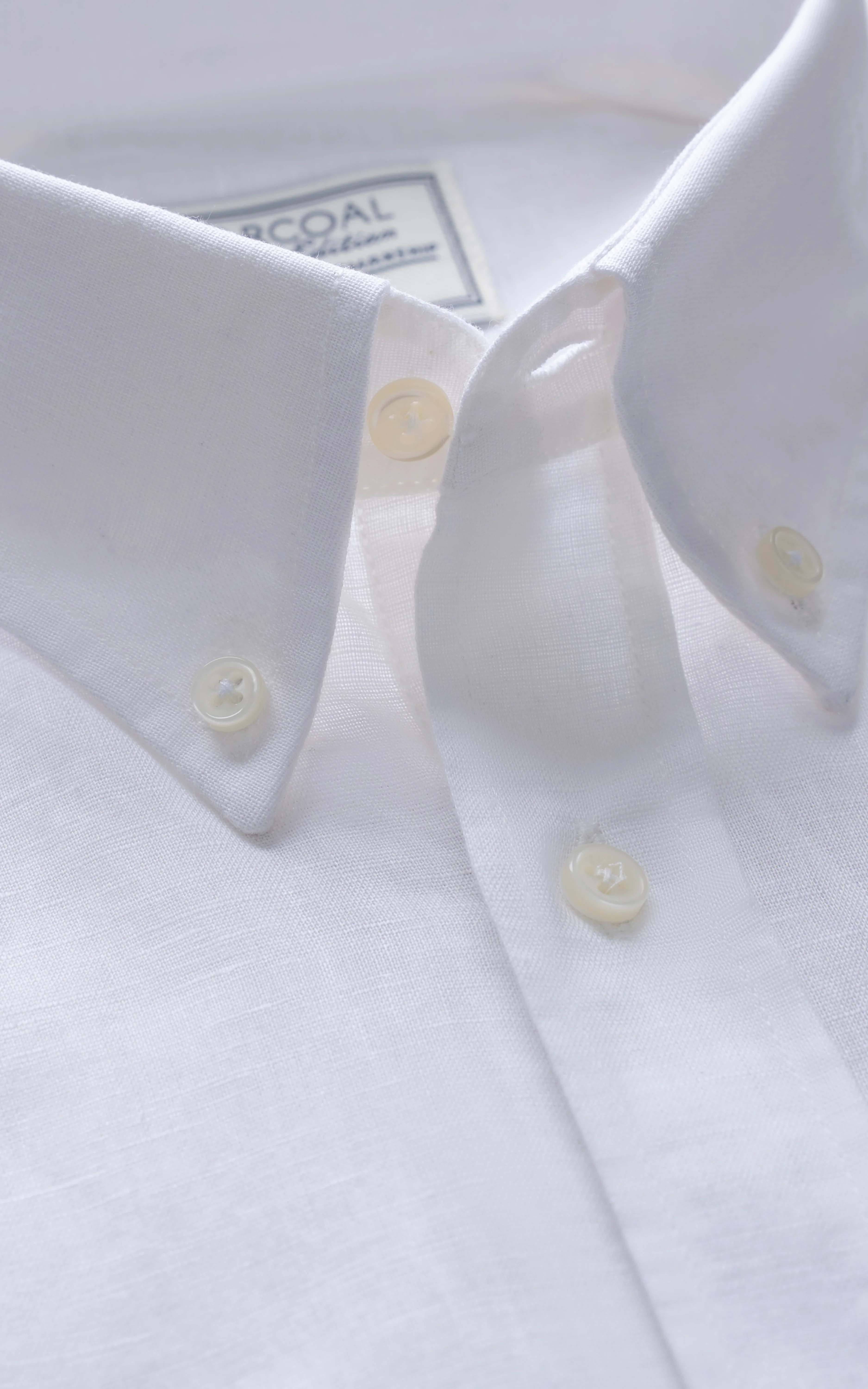 SMART FIT LINEN LIMITED EDITION SHIRT WHITE - Image 2