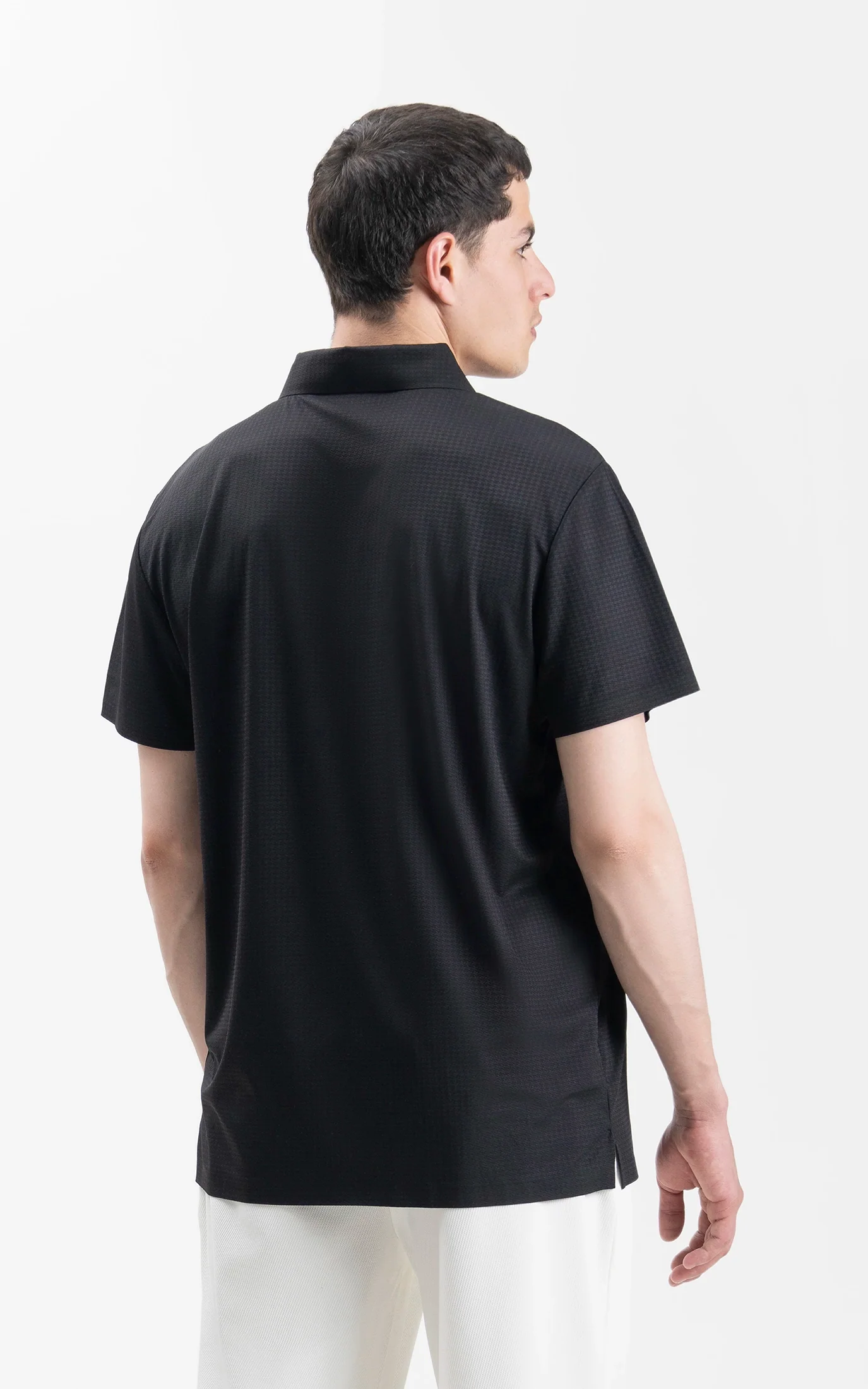 SMART FIT PREMIUM POLO SHIRT BLACK - Image 5