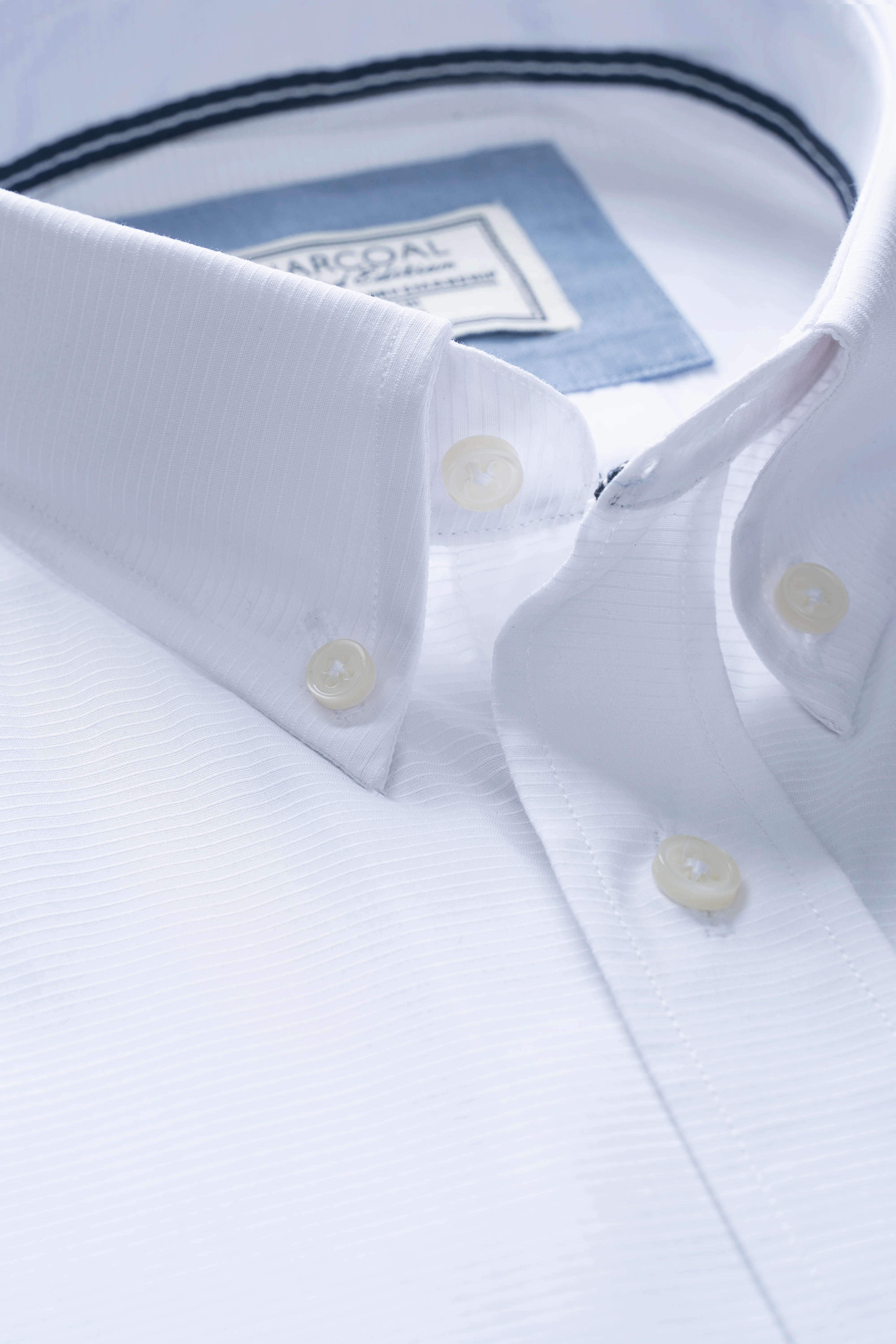 SMART FIT STRIPED SHIRT WHITE - Image 2