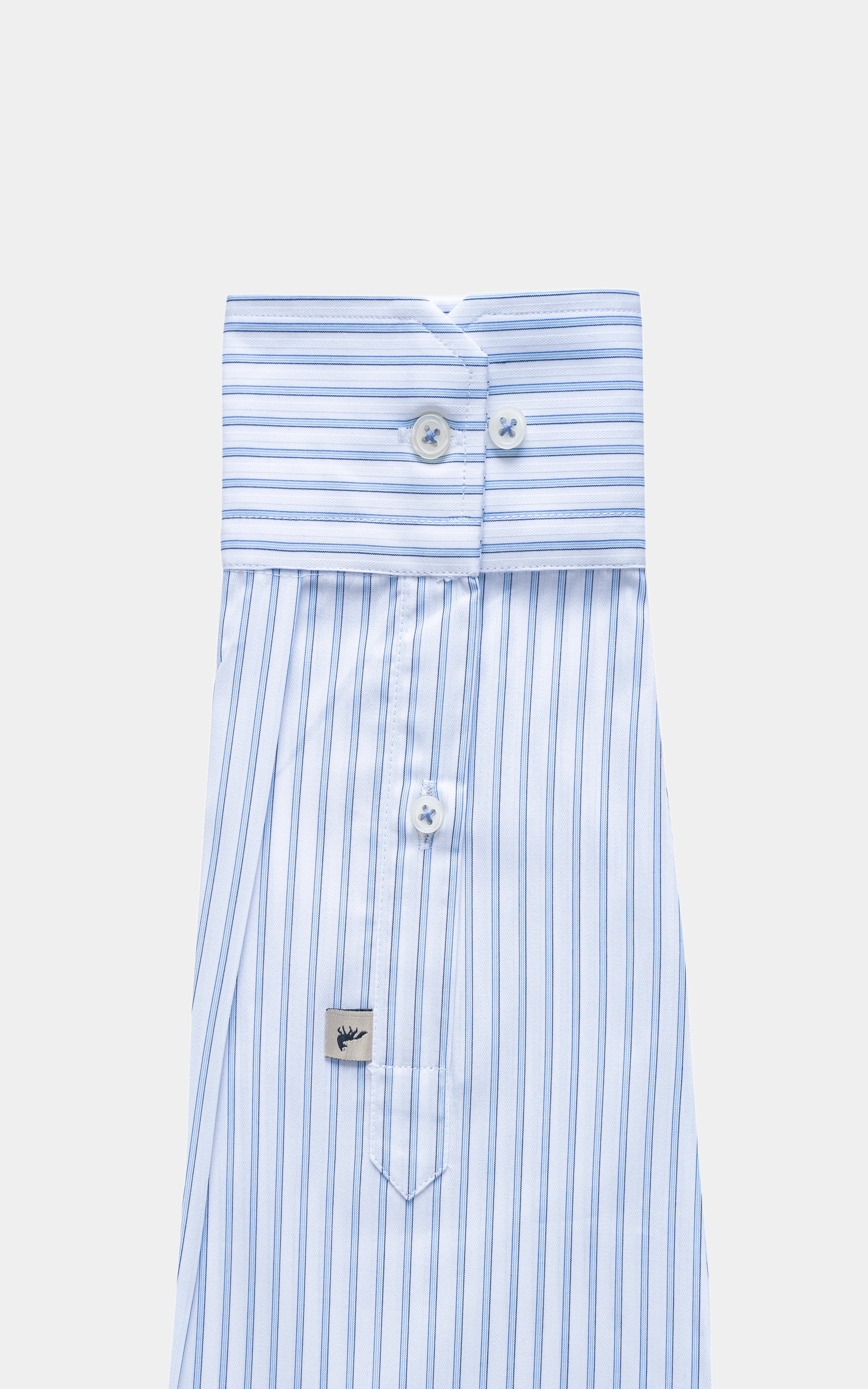 SMART FIT STRIPED SHIRT WHITE - Image 4