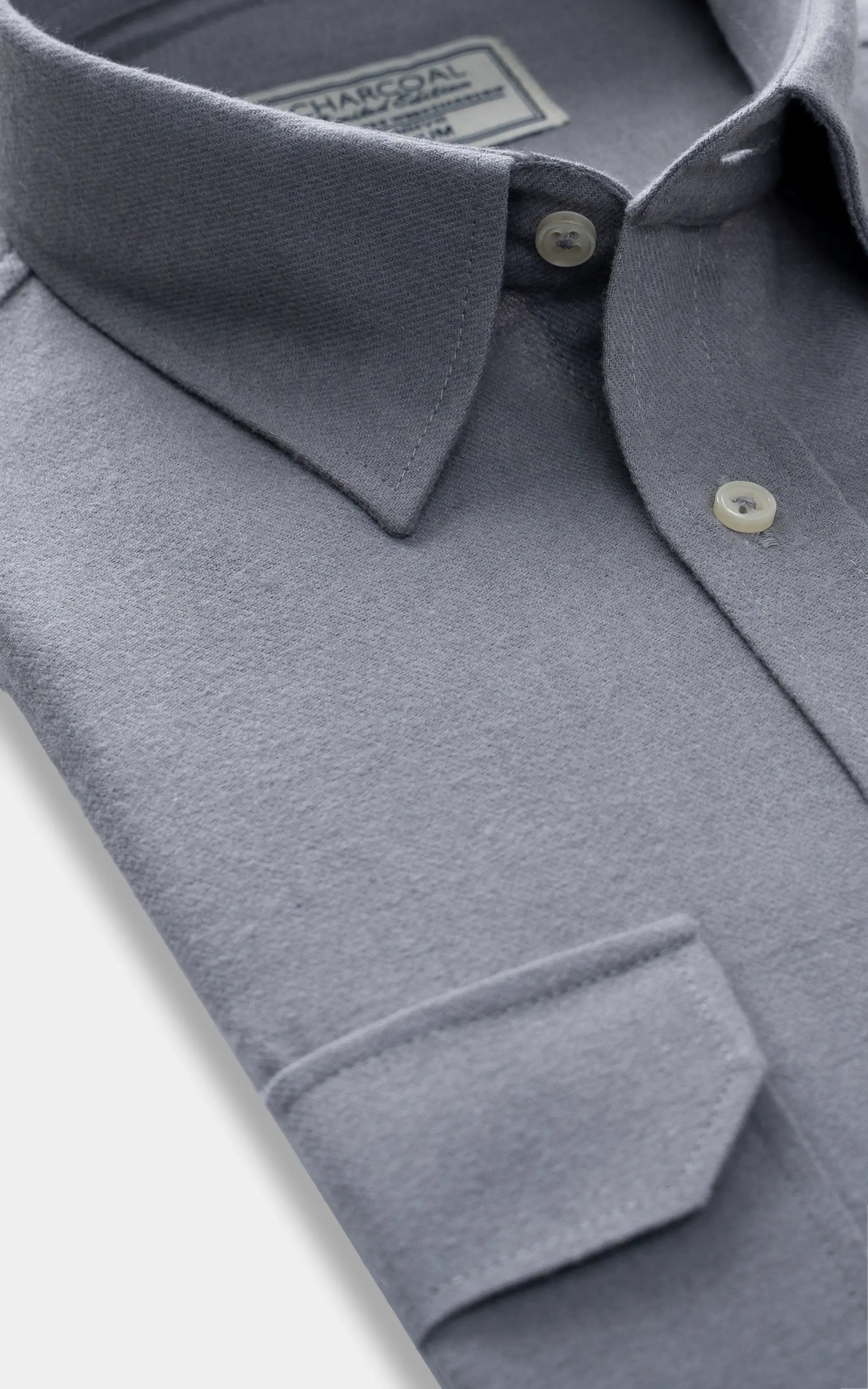 SMART FIT WOOLEN LIMITED EDITION SHIRT GREY - Image 2