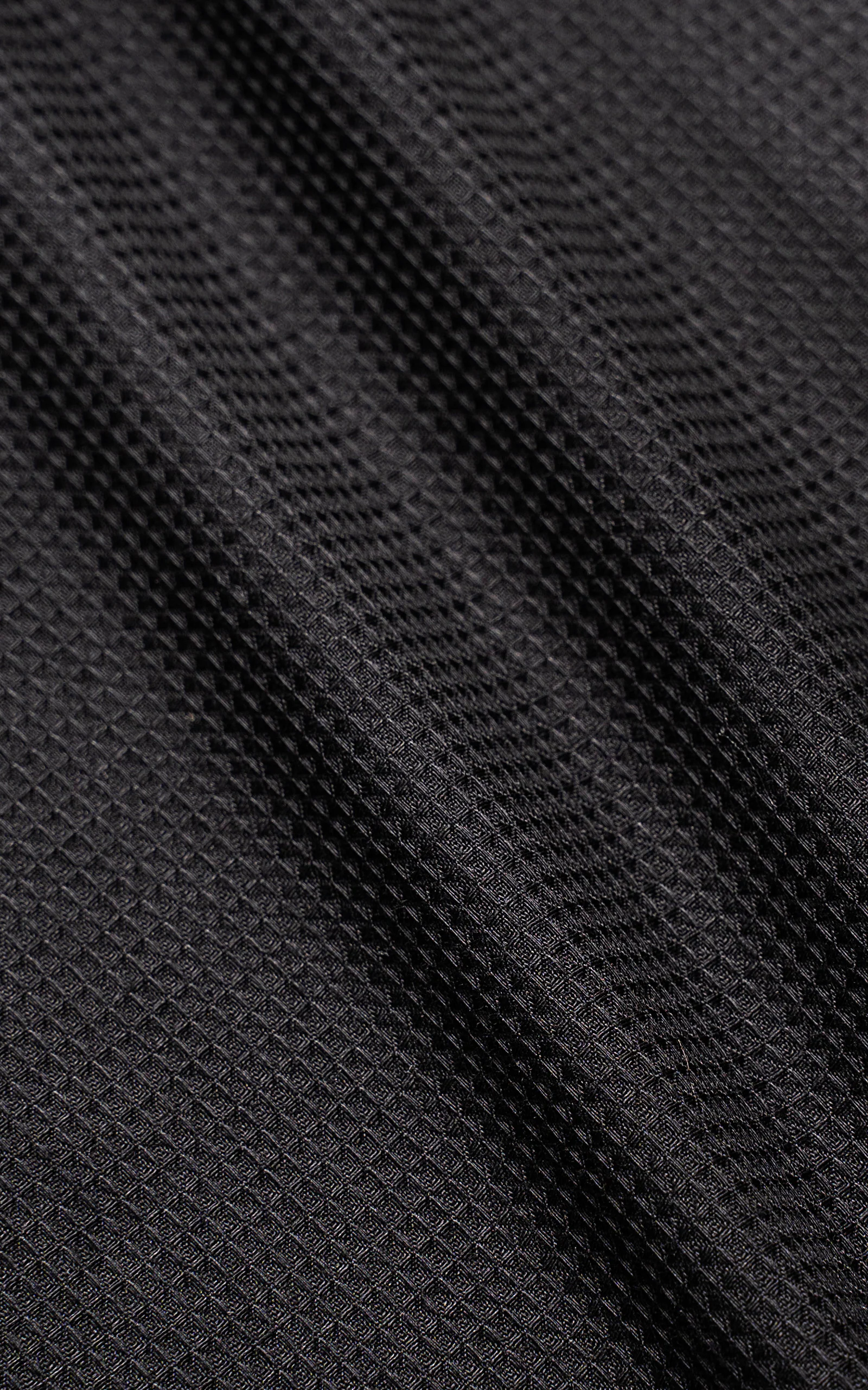 WAFFLE SMART SHIRT BLACK - Image 3